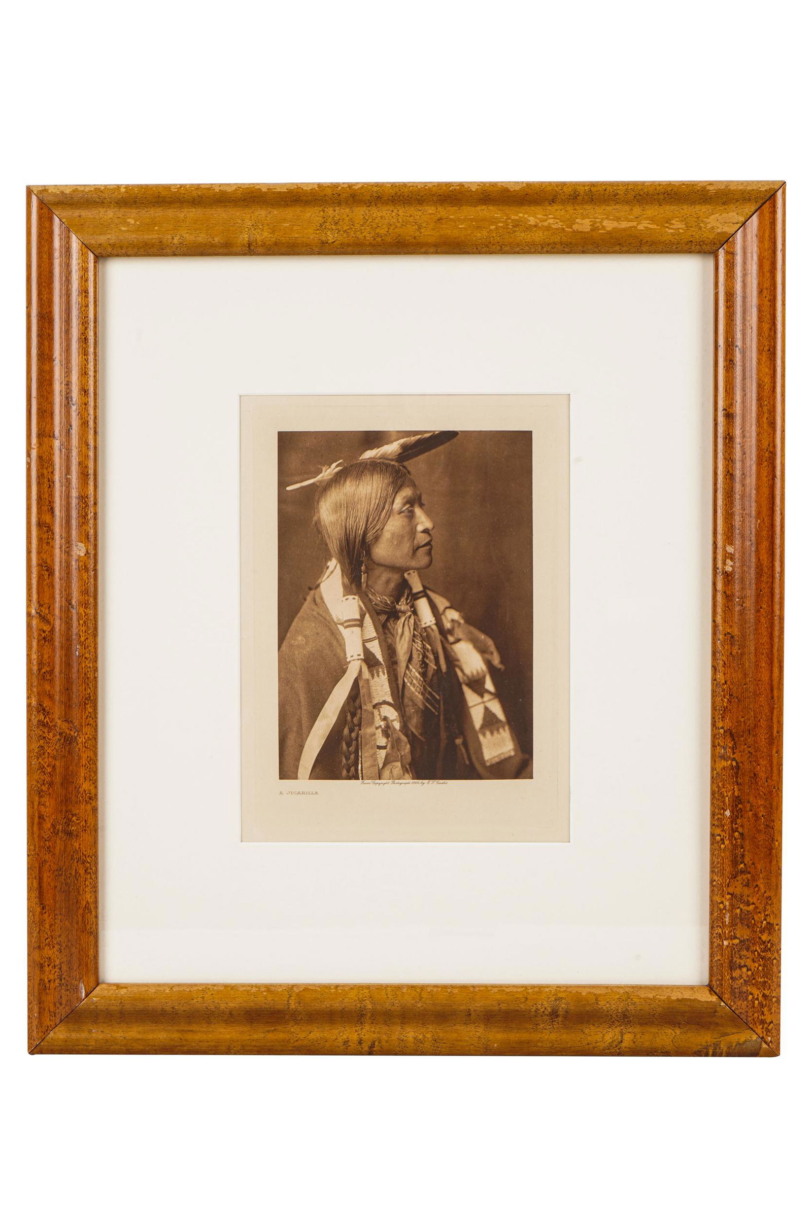 AFTER EDWARD CURTIS (1868-1952): "A JICARILLA MAN" (1 of 8)