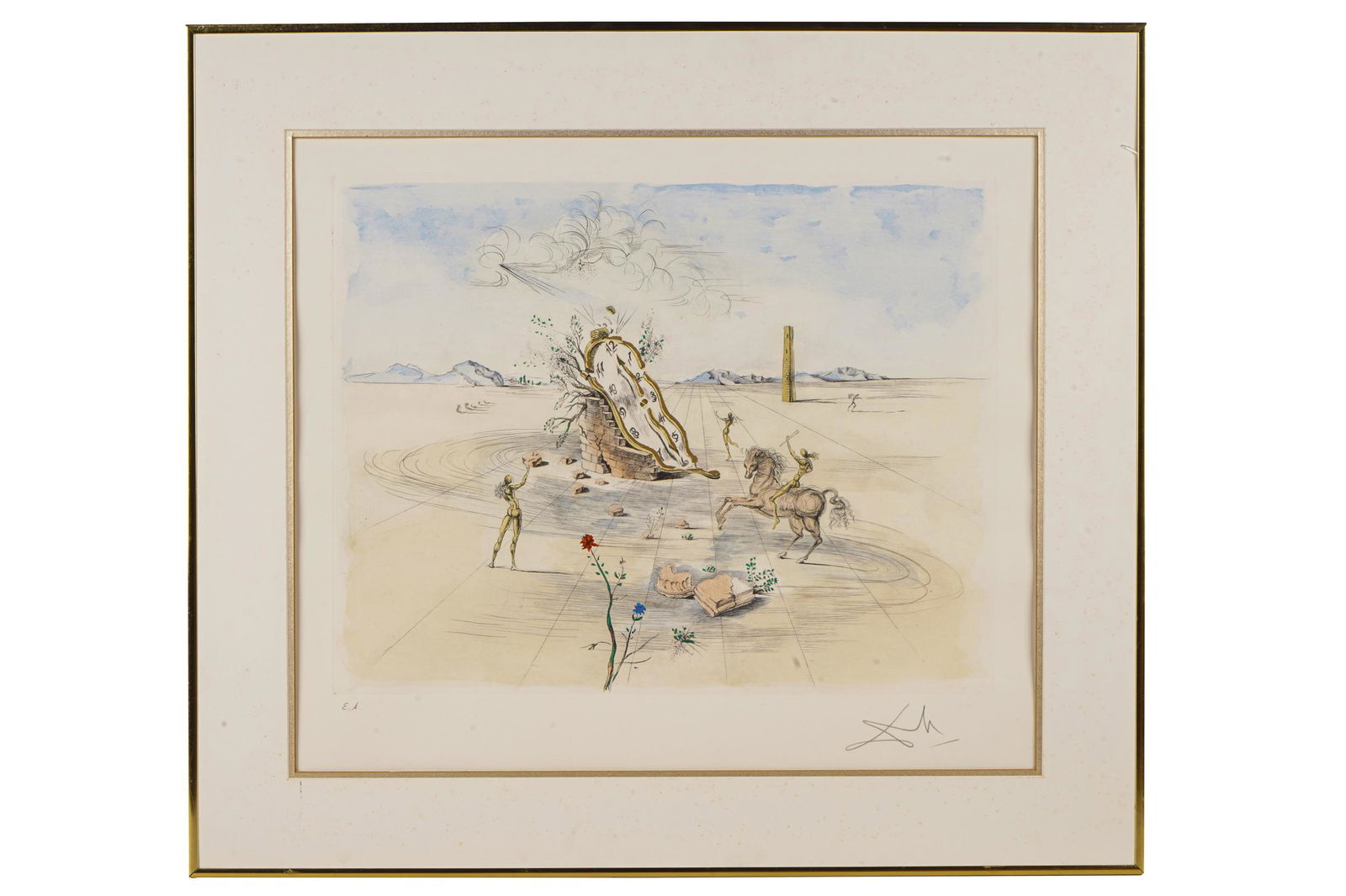 AFTER SALVADOR DALI (1904-1989): "COSMIC HORSEMAN" (1 of 7)