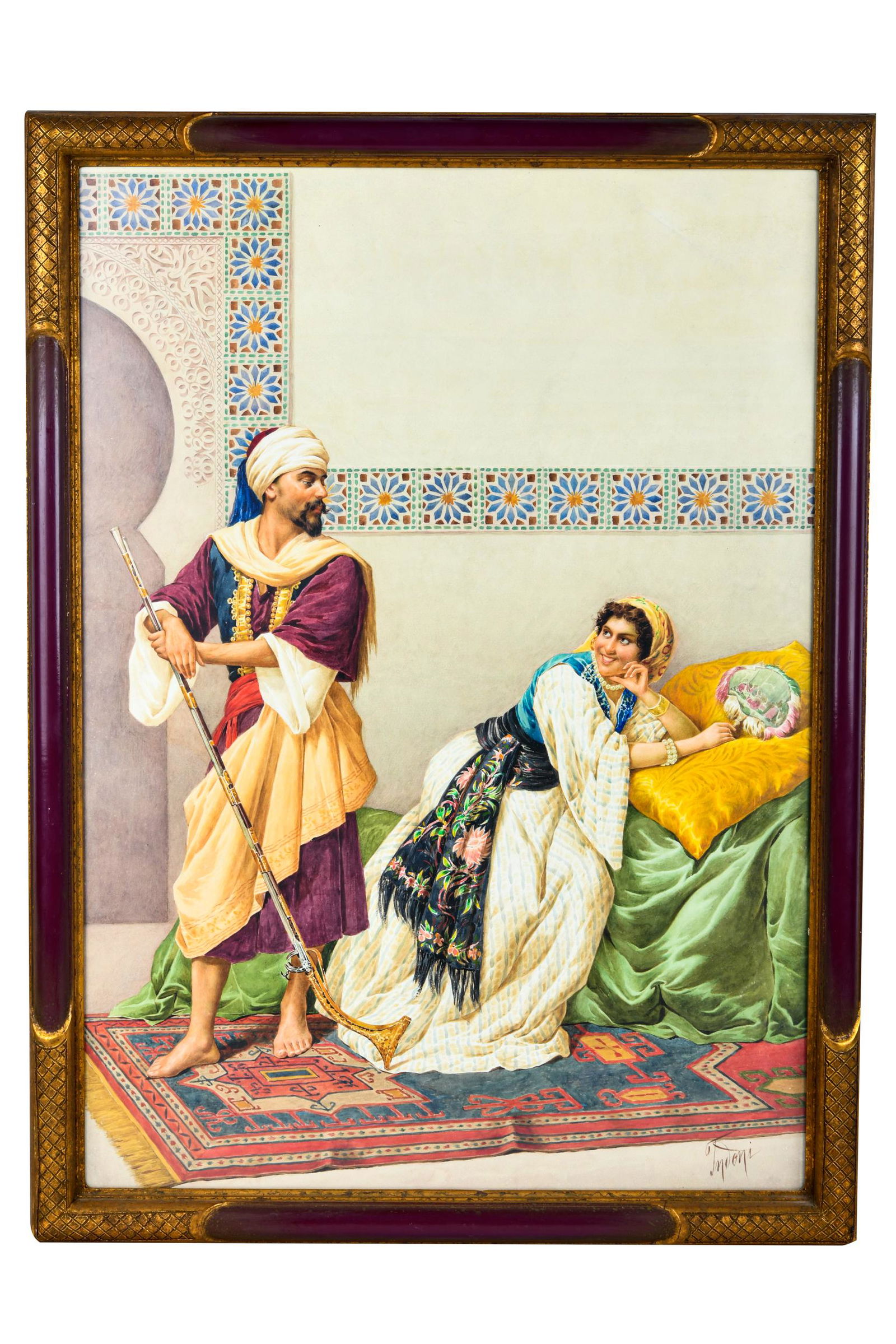 FILIPPO INDONI JR. (1842 - 1908): ORIENTALIST SCENE (1 of 9)