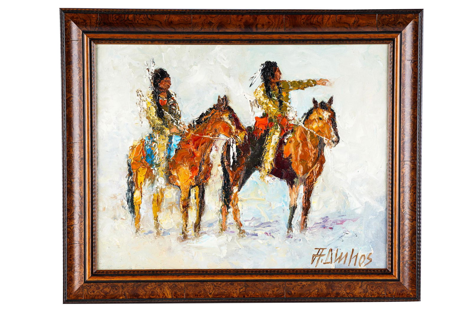 UNKNOWN ARTIST: TWO SCOUTS ON HORSEBACK (1 of 10)