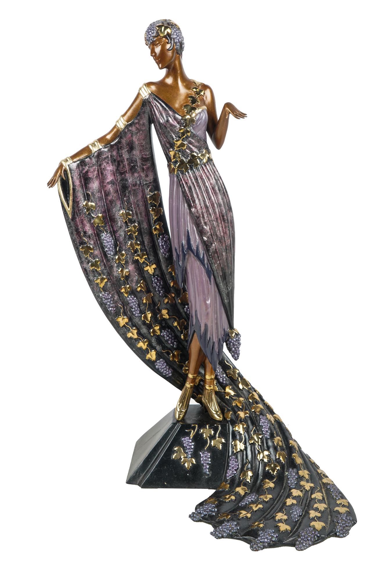 ERTE (ROMAIN DE TIRTOFF) (1892-1990): WOMAN IN PURPLE (1 of 10)