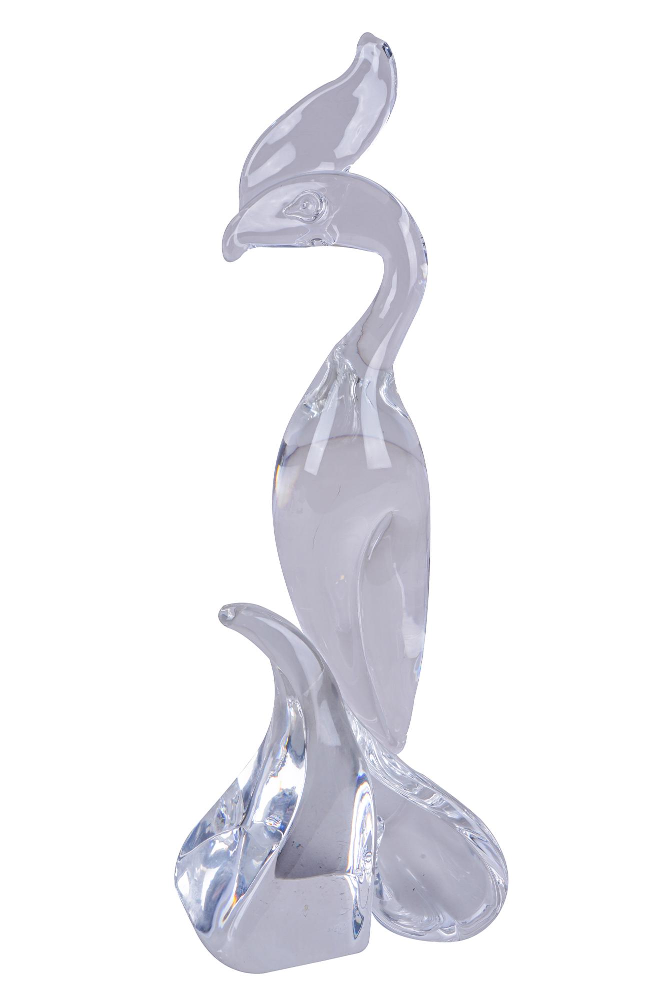 STEUBEN PHOENIX: signed underside 13 3/4 inches high