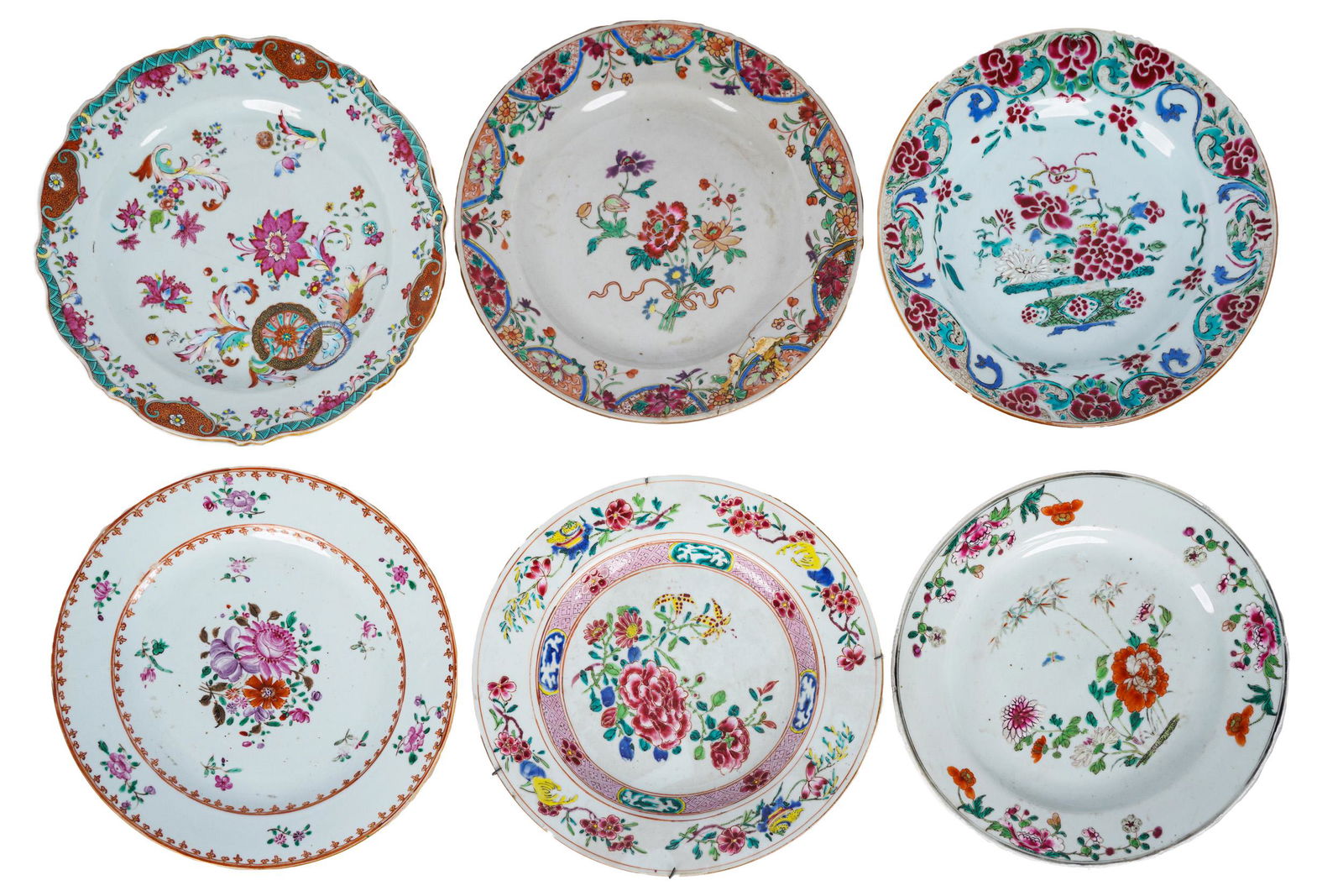 COLLECTION OF CHINESE EXPORT PORCELAIN PLATES (1 of 20)