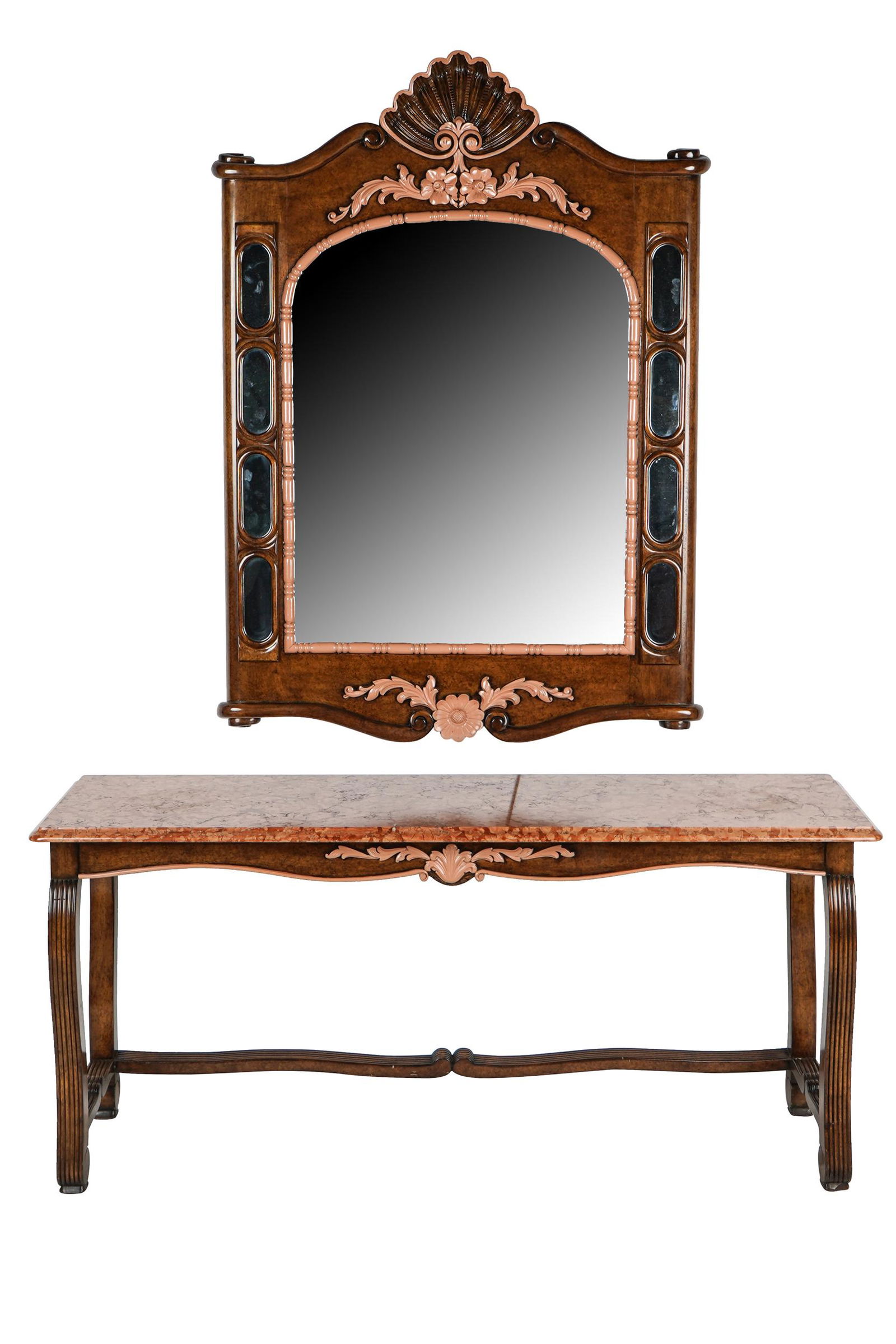 WALNUT & PAINTED WOOD SUITE (1 of 10)