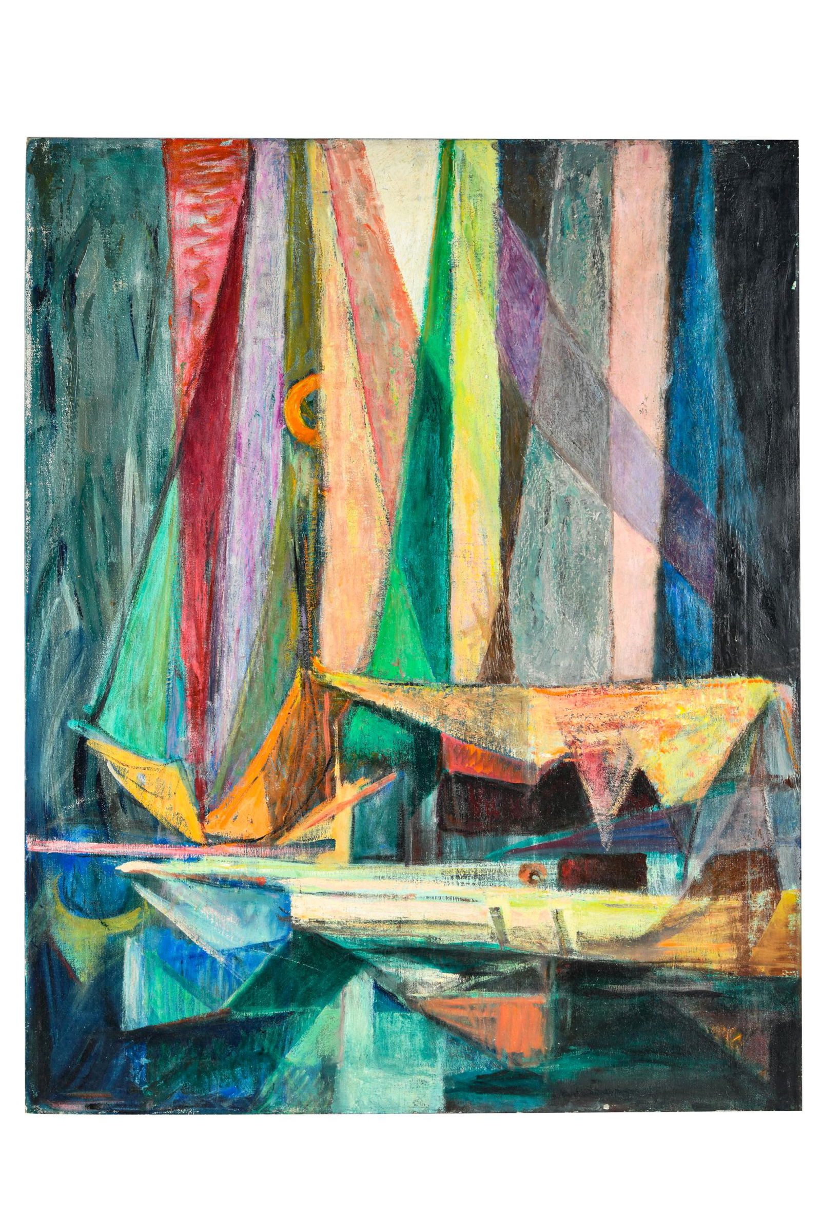 UNKNOWN ARTIST: ABSTRACT BOATS (1 of 9)