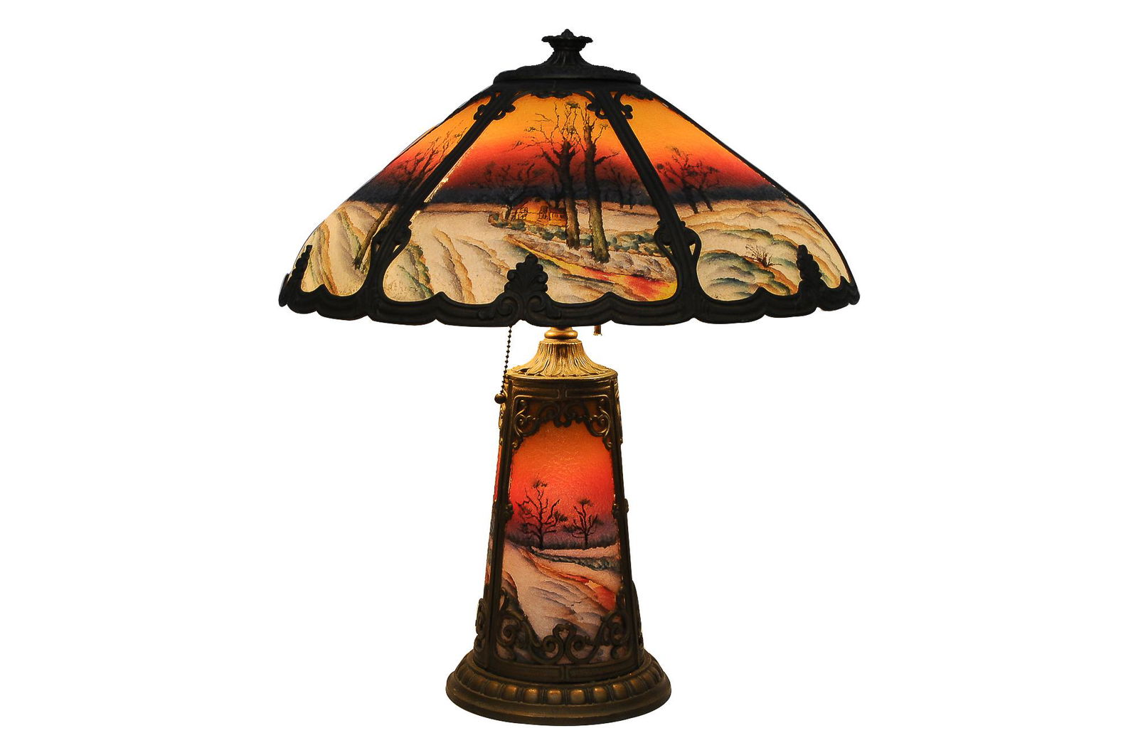 MILLER PHOENIX COUNTRY WINTER TABLE LAMP (1 of 13)