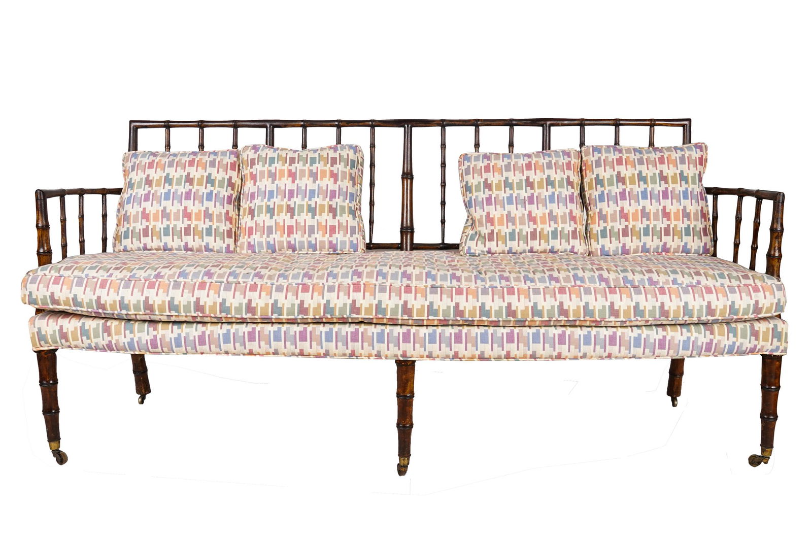 FAUX BAMBOO SETTEE (1 of 8)