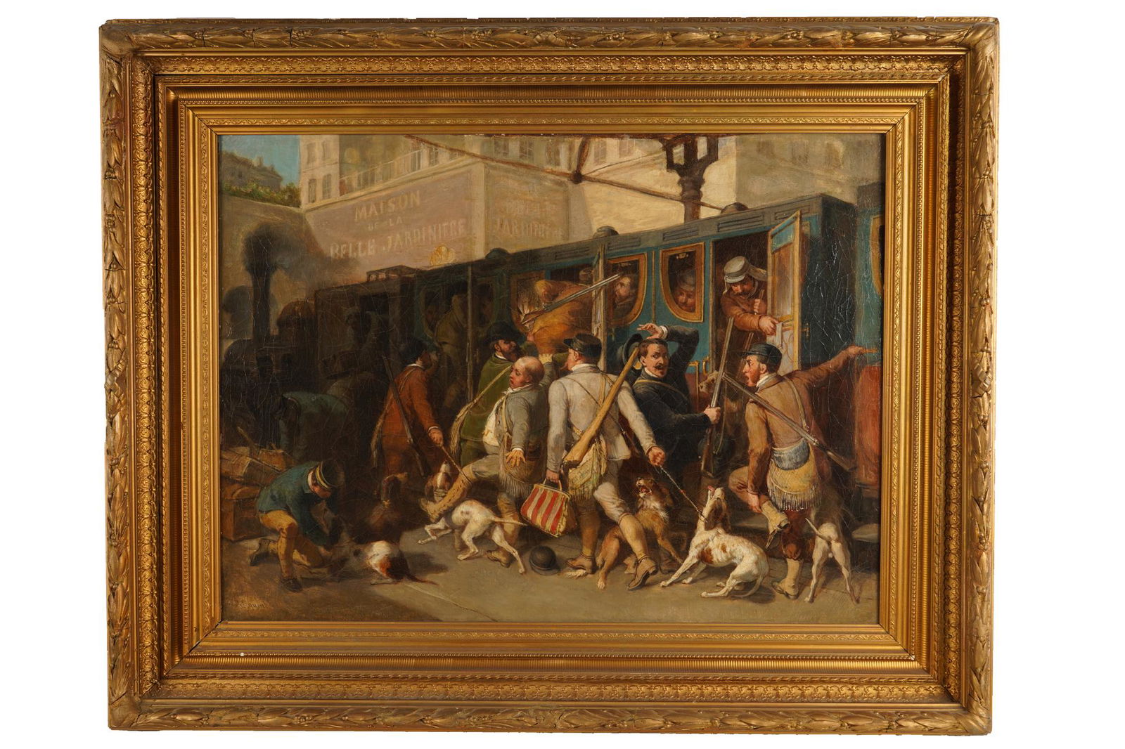 ALEXANDRE JOSQUIN (19TH CENTURY): BOARDING THE TRAIN (1 of 9)