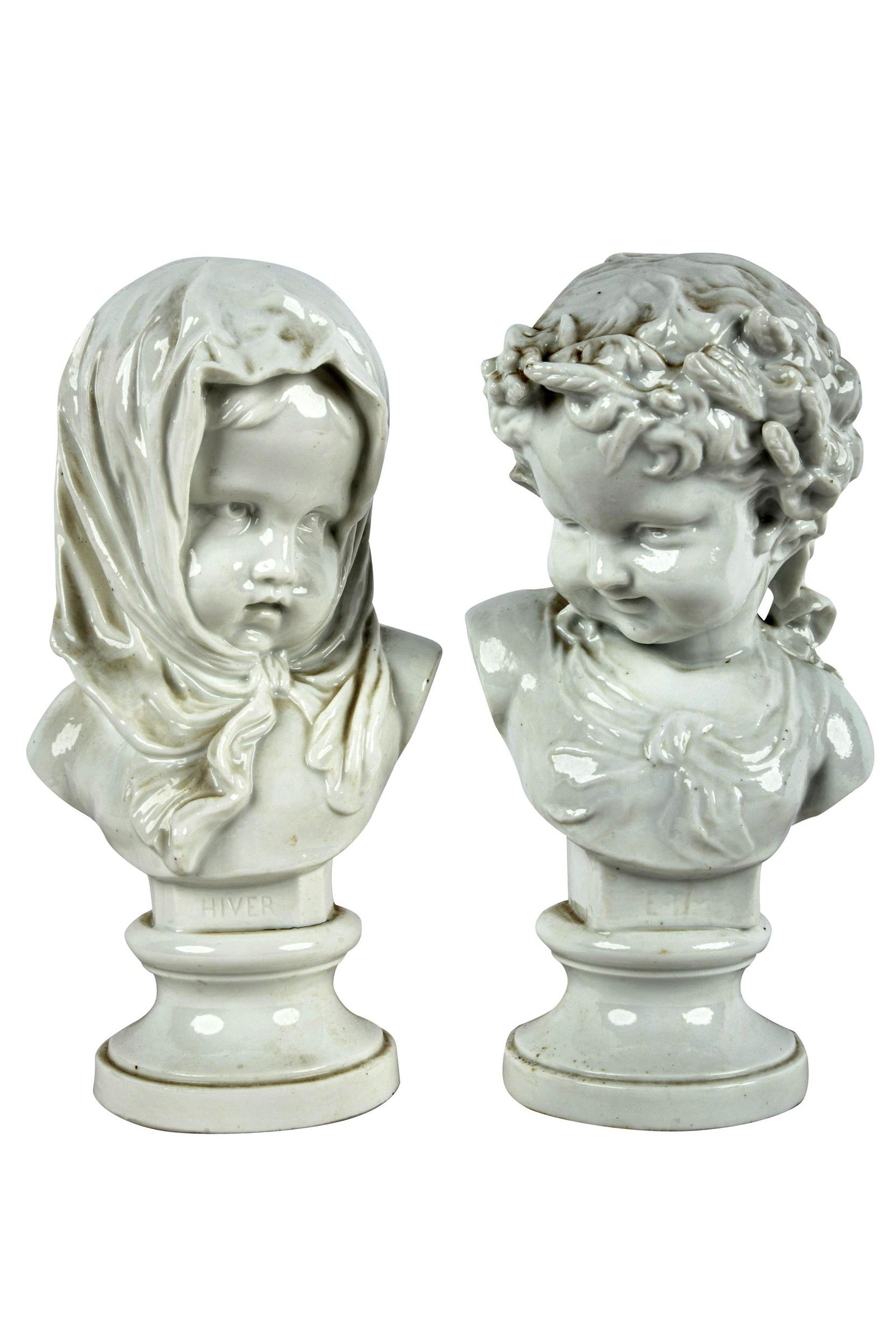 TWO VION & BAURY PORCELAIN BUSTS (1 of 7)