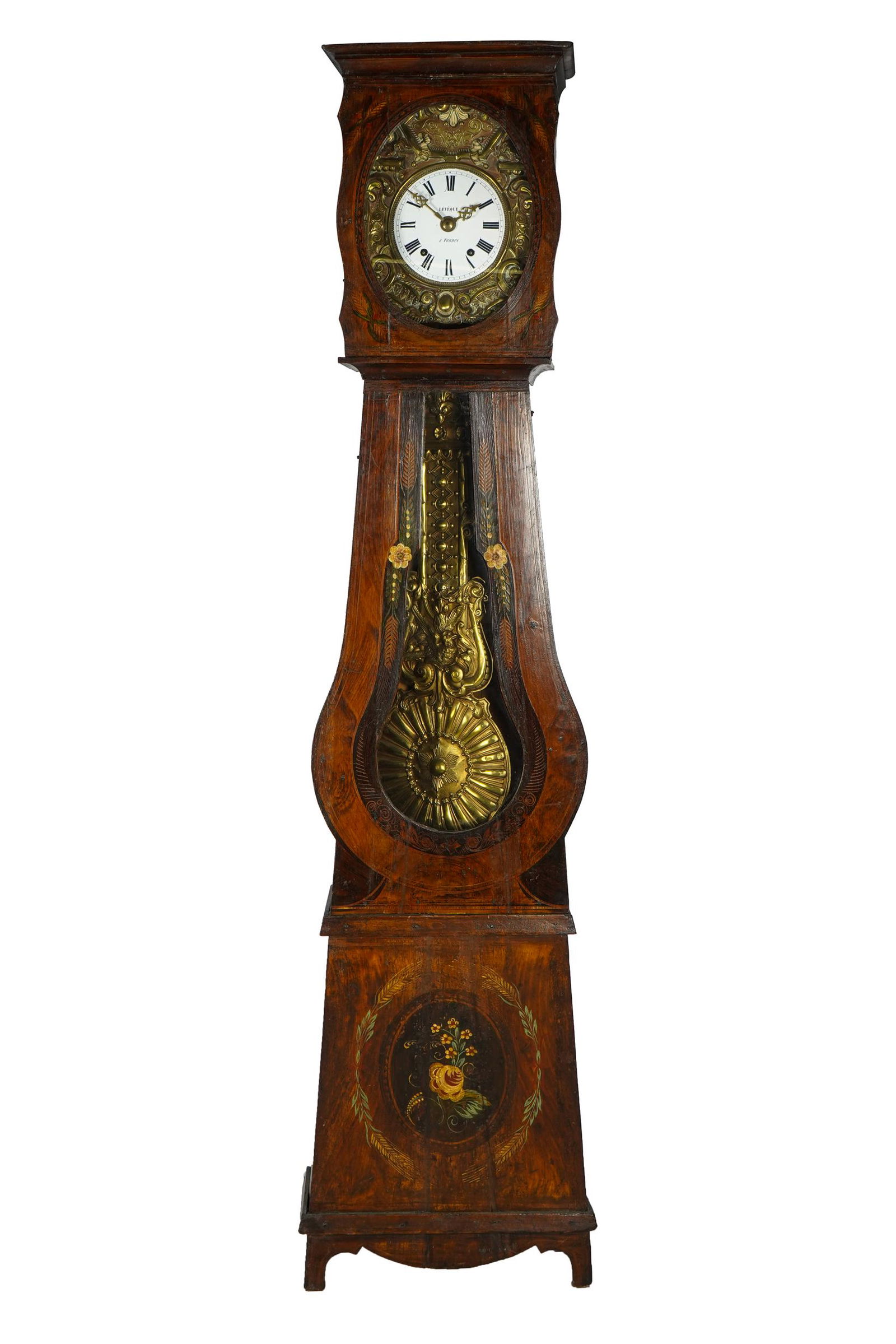 FRENCH MOBILIER GRANDFATHER'S CLOCK (1 of 10)