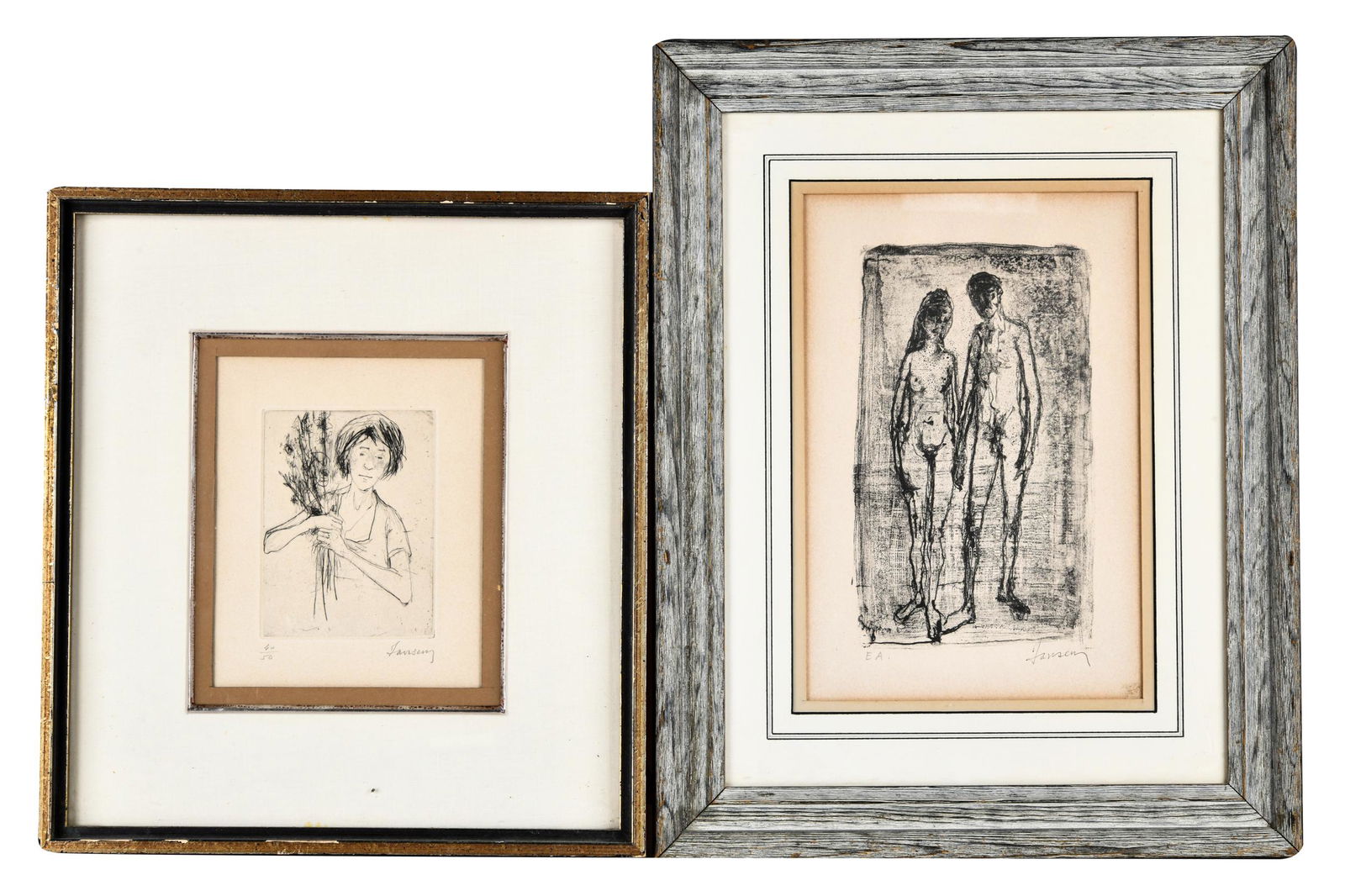 JEAN JANSEM (1920 - 2013): TWO WORKS (1 of 12)