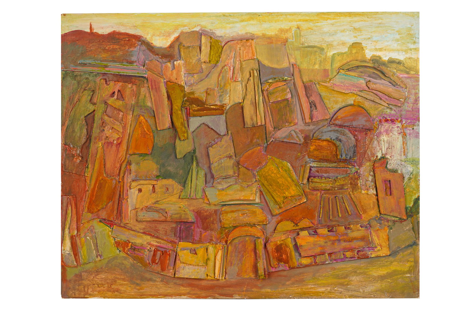 MOLLY FLIGELMAN (20TH CENTURY): ABSTRACT (1 of 7)