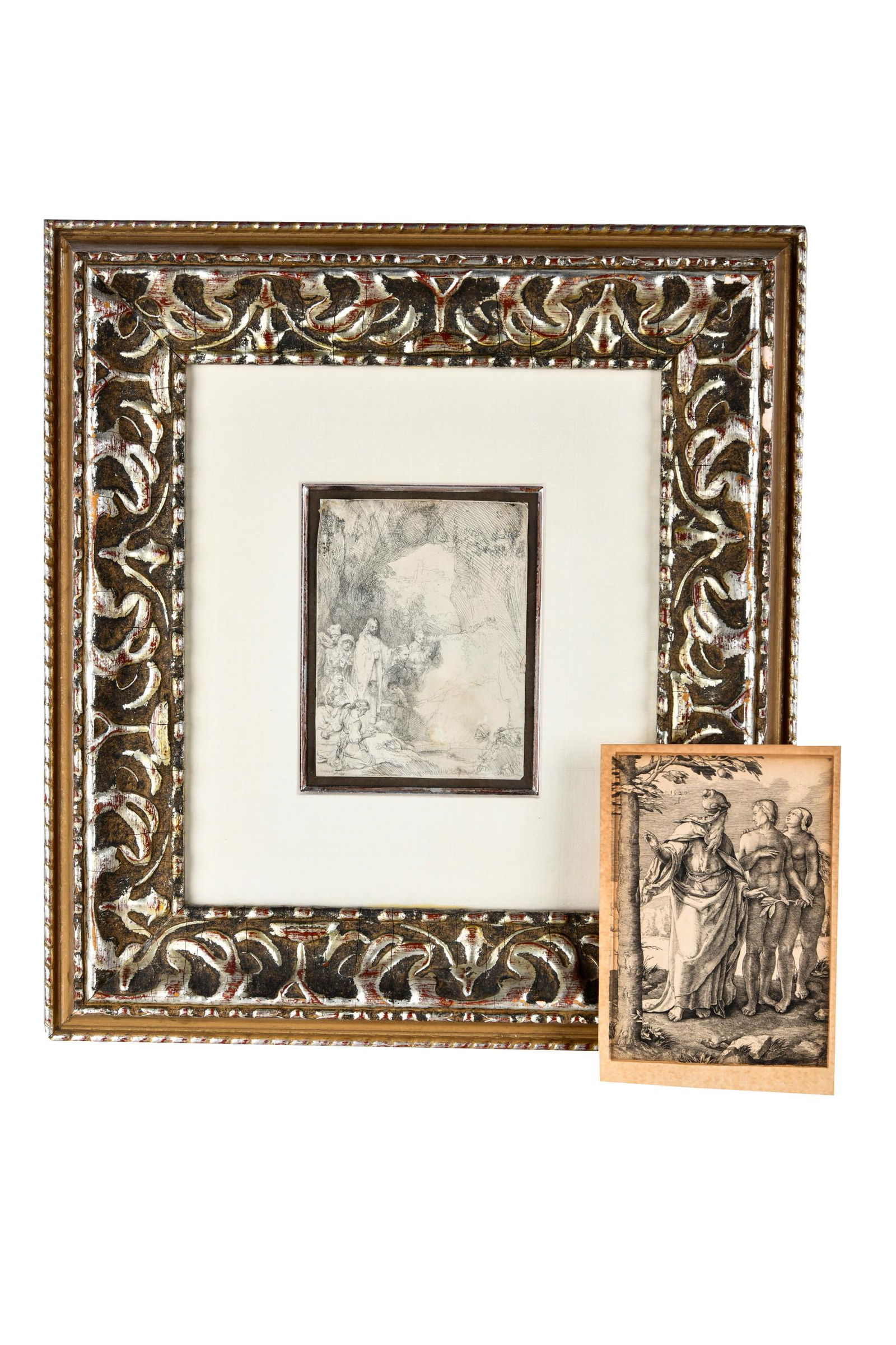 TWO CLASSICAL ETCHINGS (1 of 9)