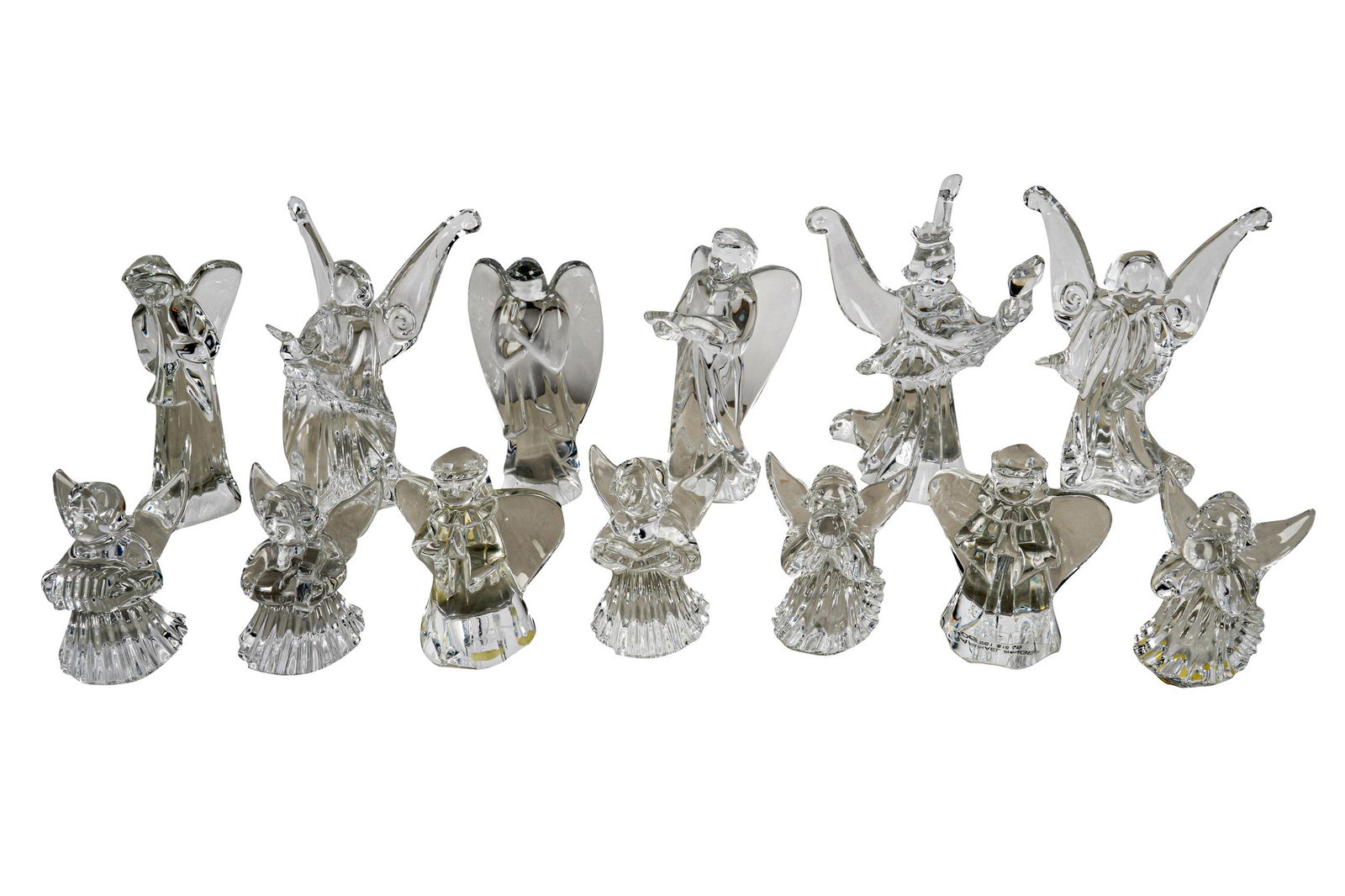 GROUP OF BACCARAT CRYSTAL ANGELS (1 of 13)