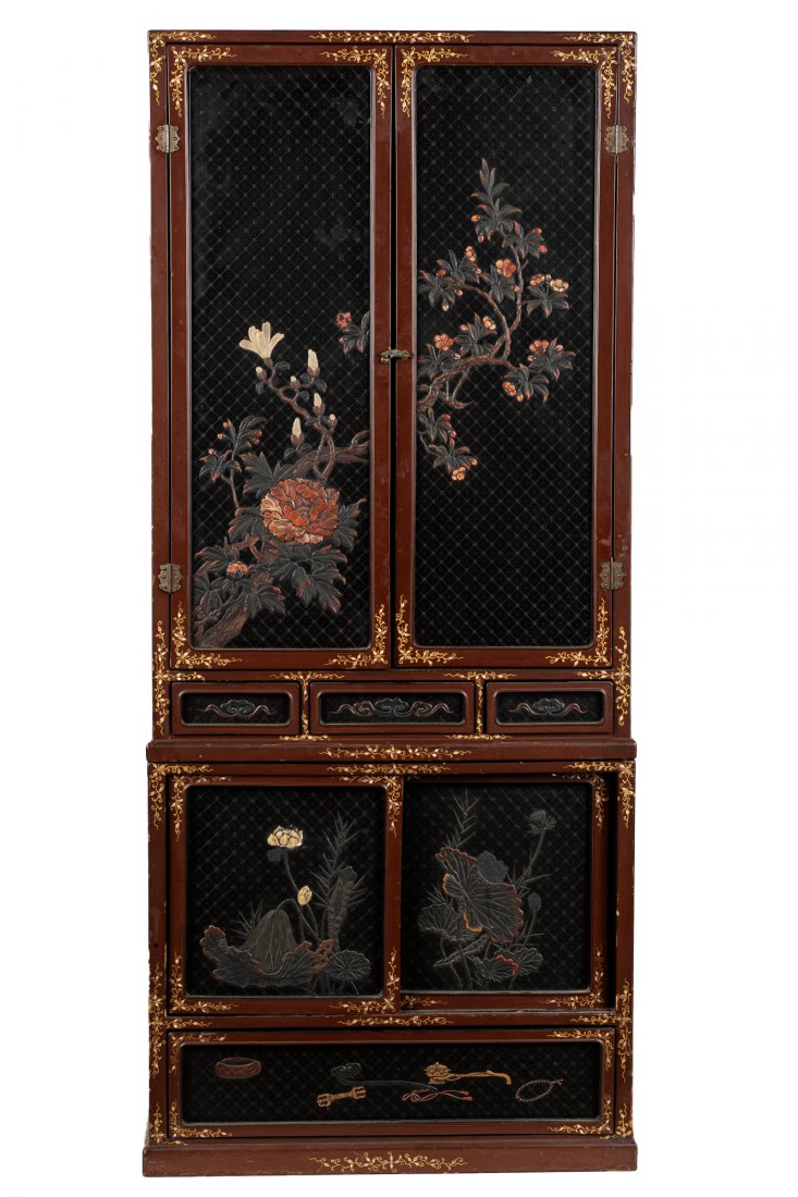 JAPANESE LACQUER SHRINE CABINET (1 of 10)