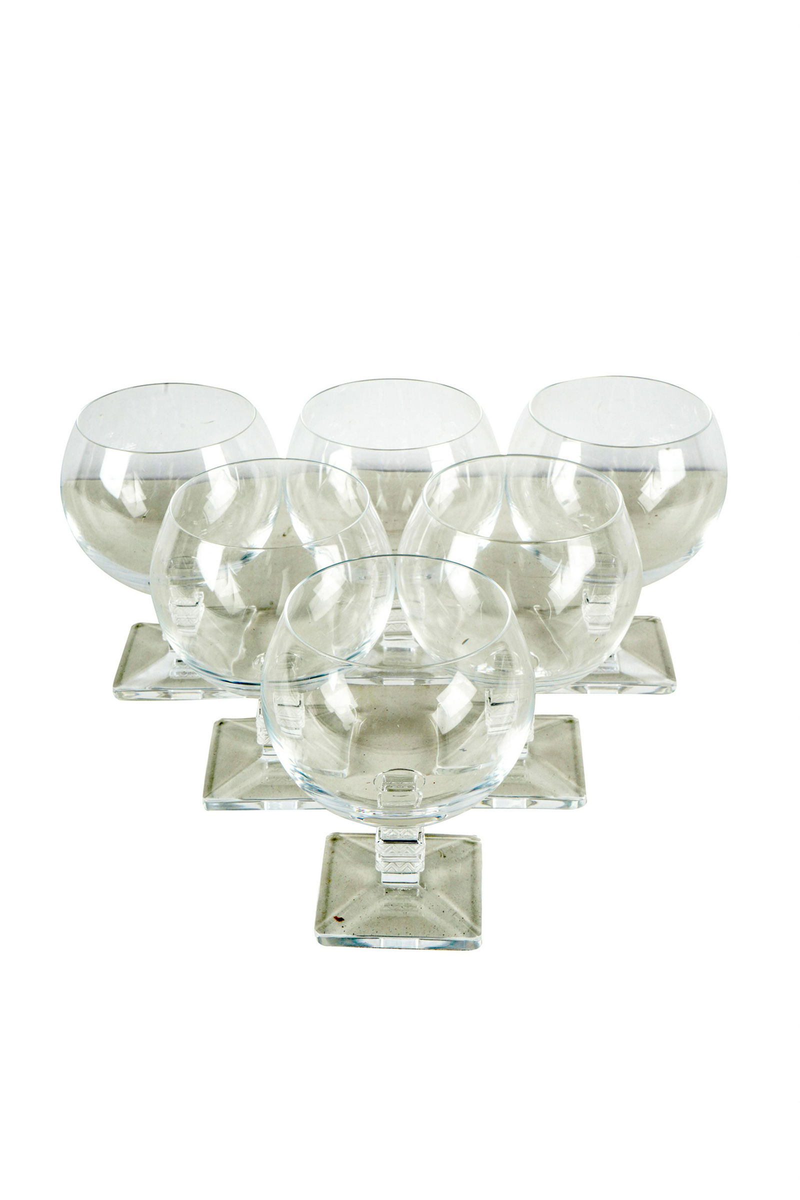 SIX LALIQUE GLASSES (1 of 7)