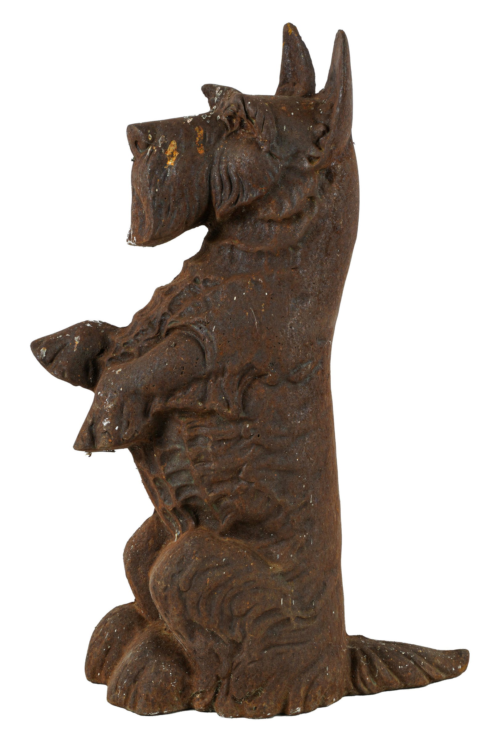 TERRIER DOOR STOP: Iron 16 inches high