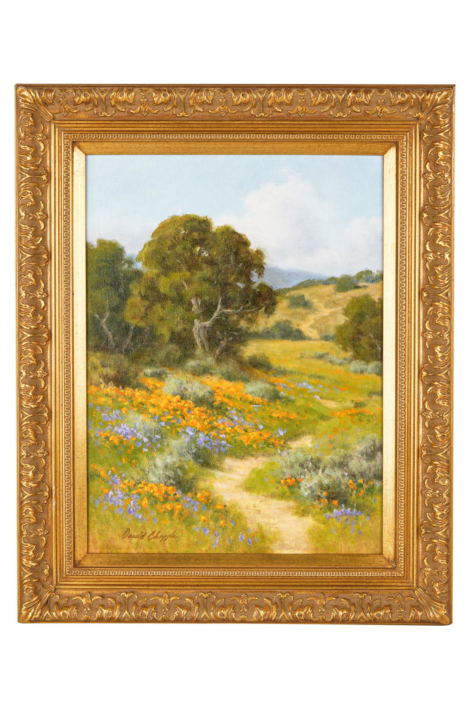 DAVID CHAPPLE (B. 1947): "CALIFORNIA FOOTHILLS" (1 of 8)