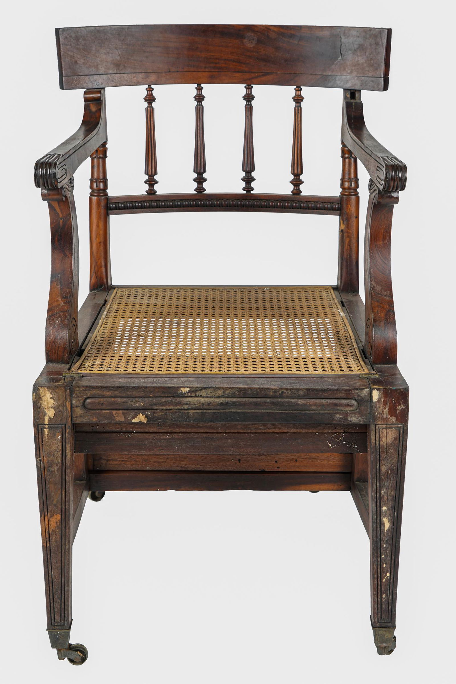 REGENCY METAPORPHIC LIBRARY CHAIR (1 of 10)