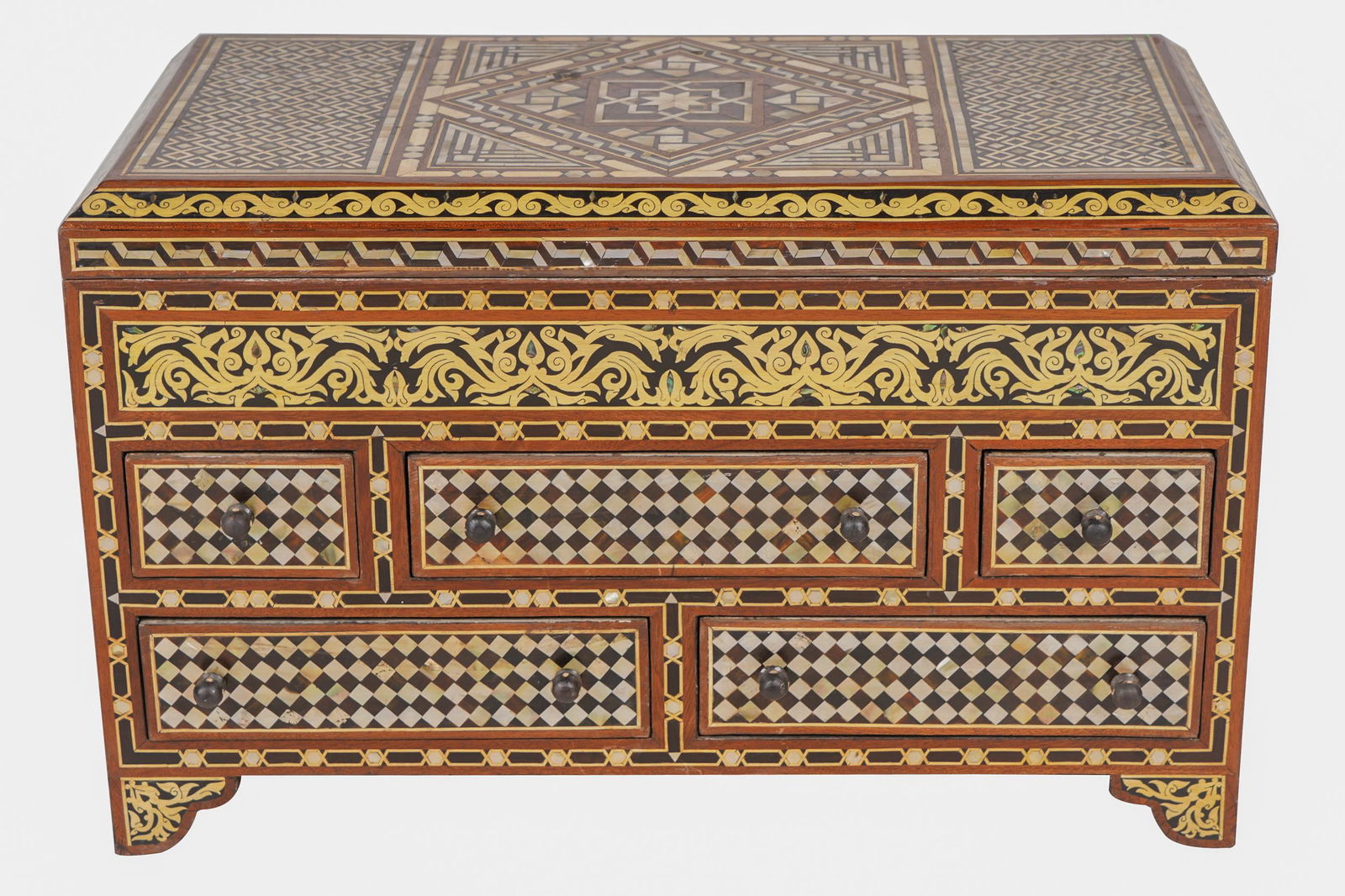 LEVANTINE STYLE INLAID CABINET BOX (1 of 5)