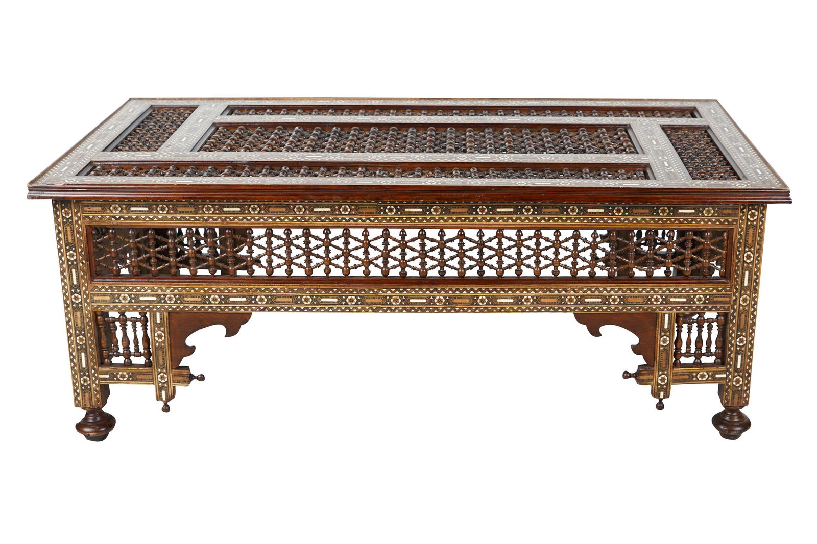LEVANTINE STYLE INLAID COFFEE TABLE (1 of 9)
