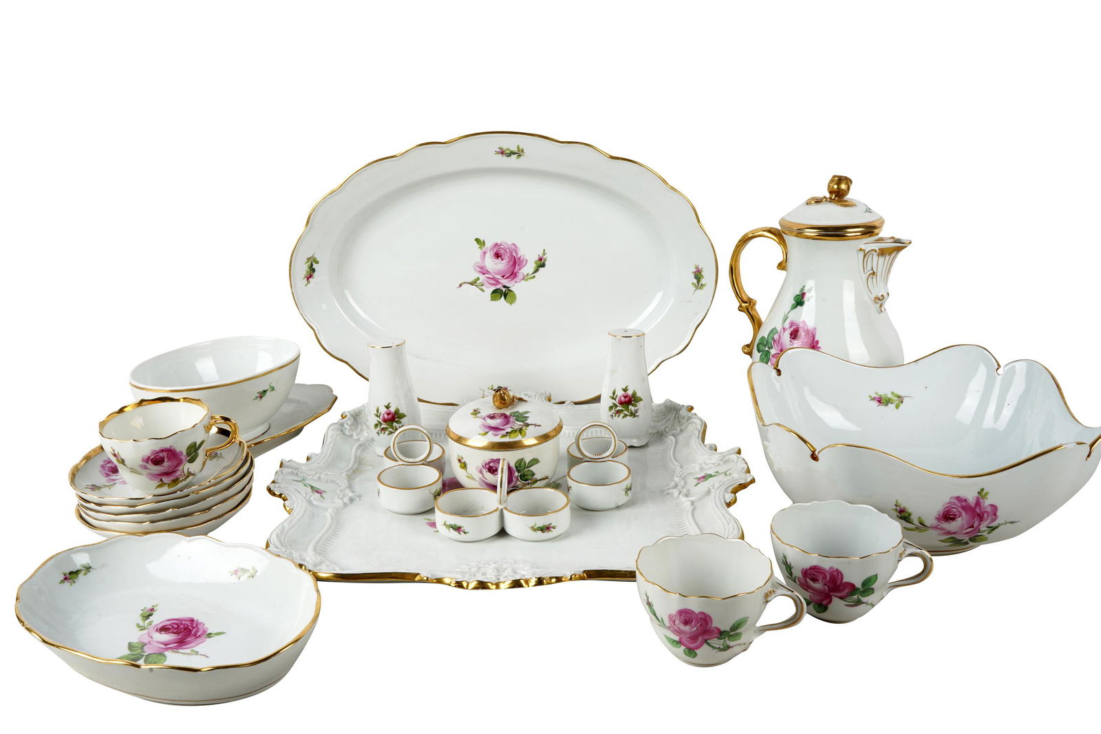 MEISSEN PORCELAIN PARTIAL DINNER SERVICE (1 of 11)