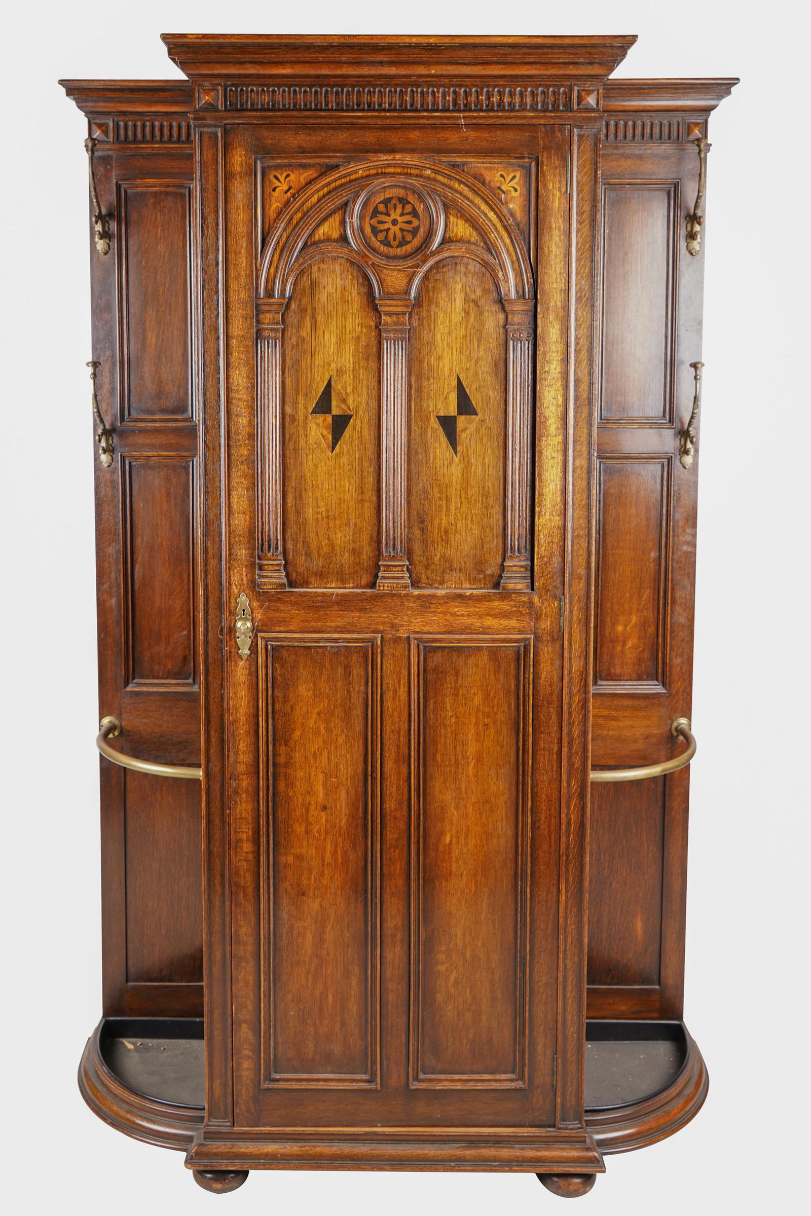 ENGLISH GOTHIC REVIVAL WARDROBE (1 of 10)