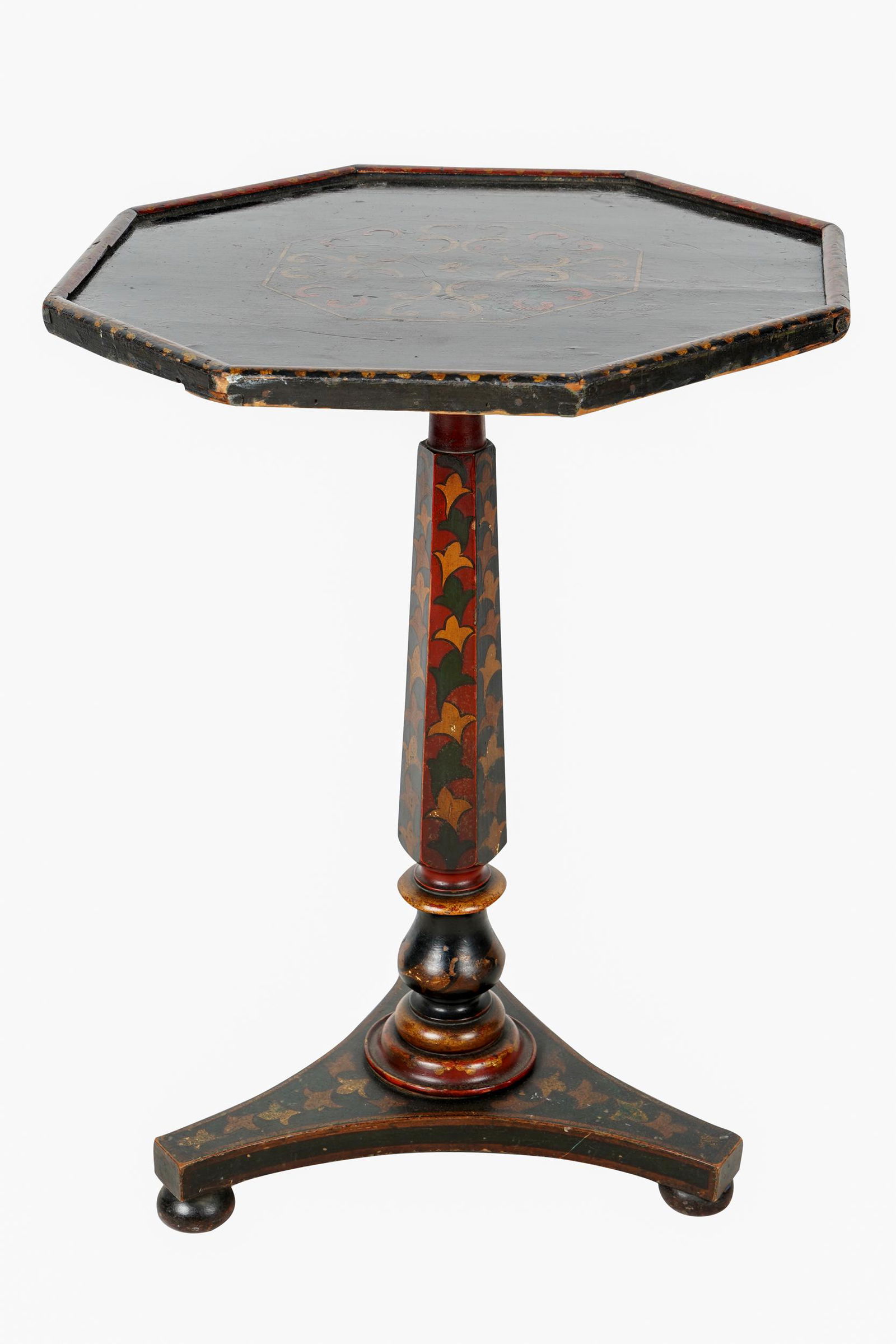 CONTINENTAL PAINTED OCTAGONAL TABLE (1 of 10)