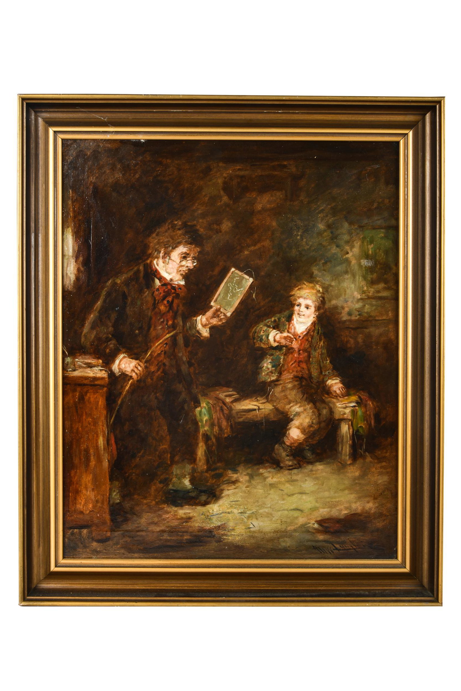 UNKNOWN ARTIST: SCHOOL MASTER & PUPIL (1 of 8)