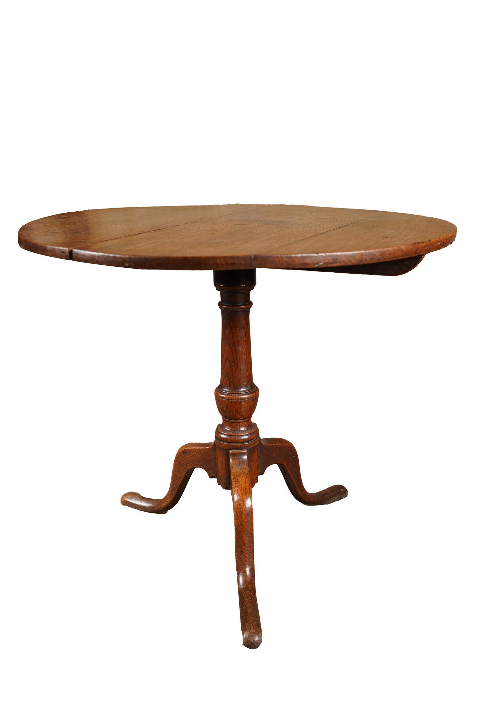 ROUND OAK TILT-TOP TABLE (1 of 10)