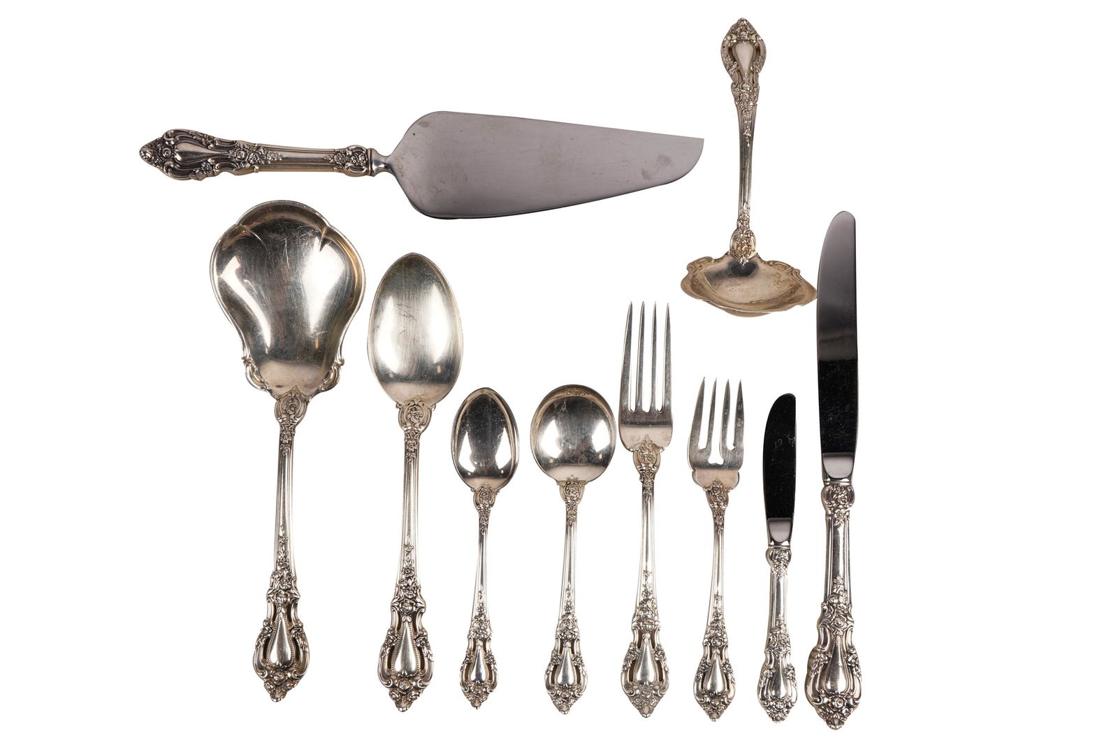 LUNT STERLING FLATWARE SERVICE (1 of 11)
