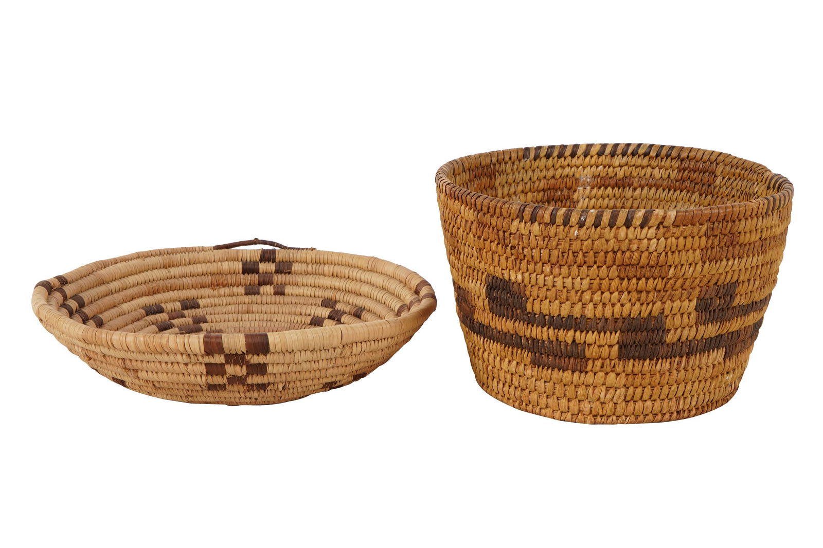 TWO SOUTHWEST STYLE BASKETS (1 of 5)