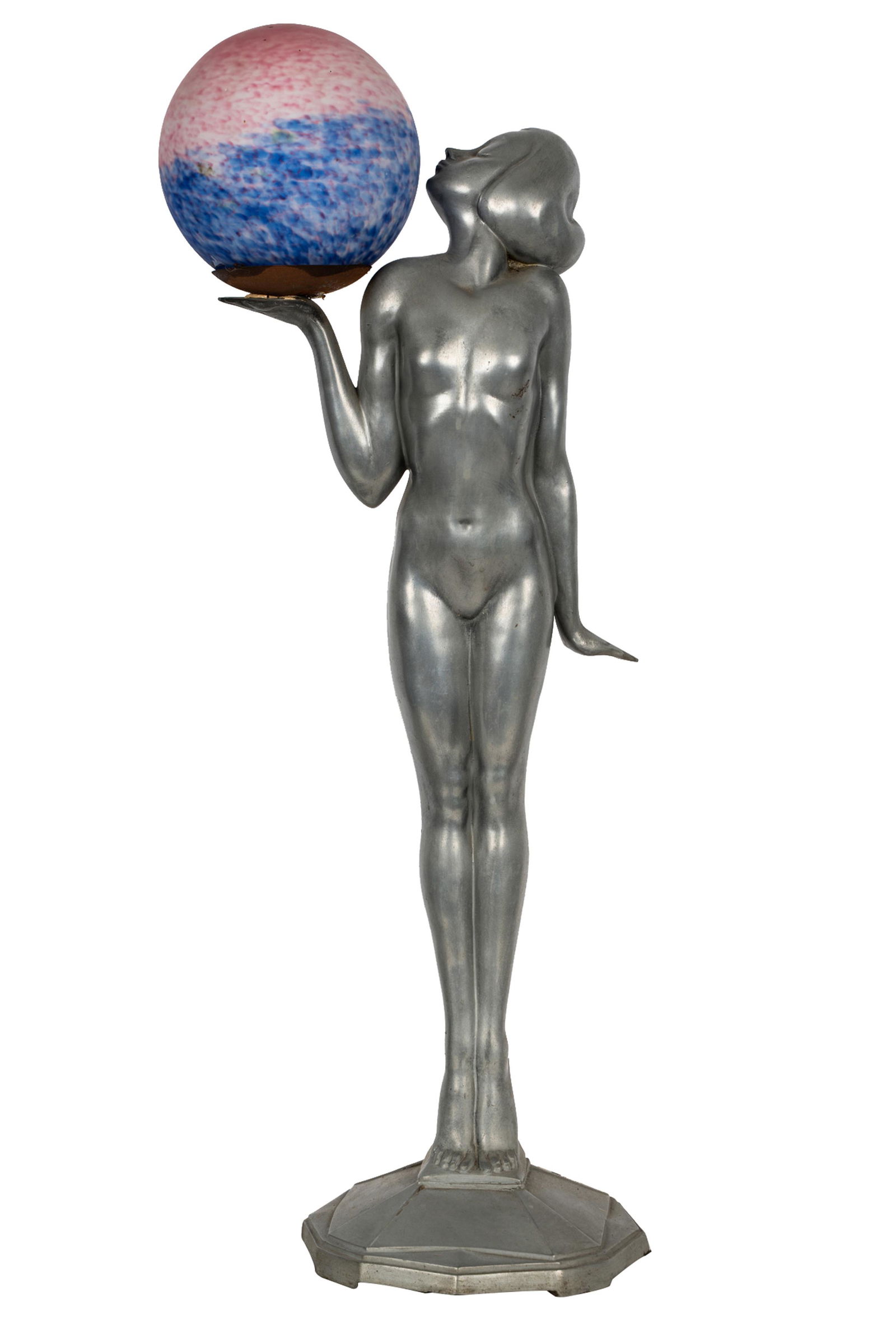 DECO STYLE FIGURAL TABLE LAMP (1 of 8)