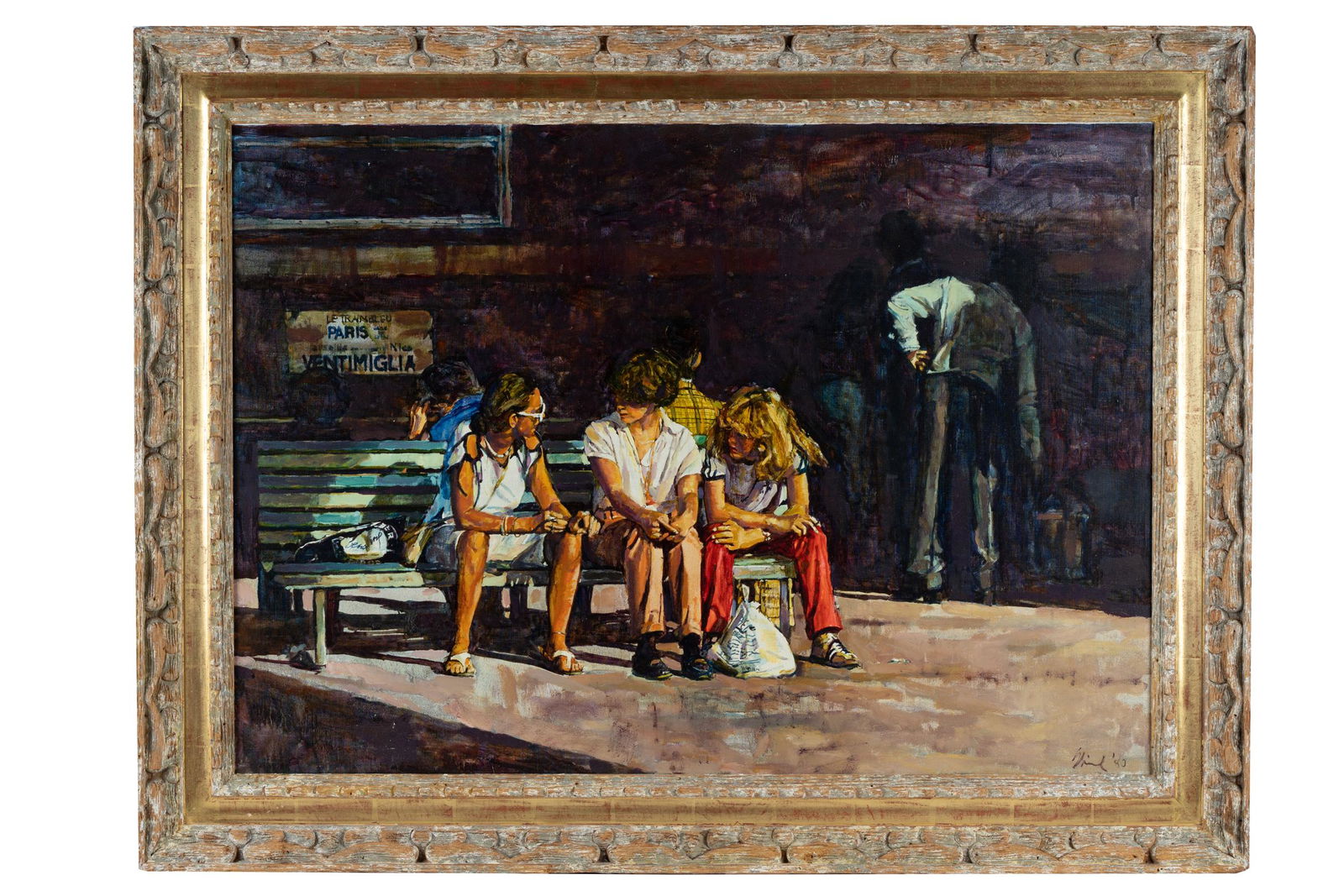 SHIRL GOEDIKE (B. 1923): "MORNING IN THE STATION, (1 of 12)