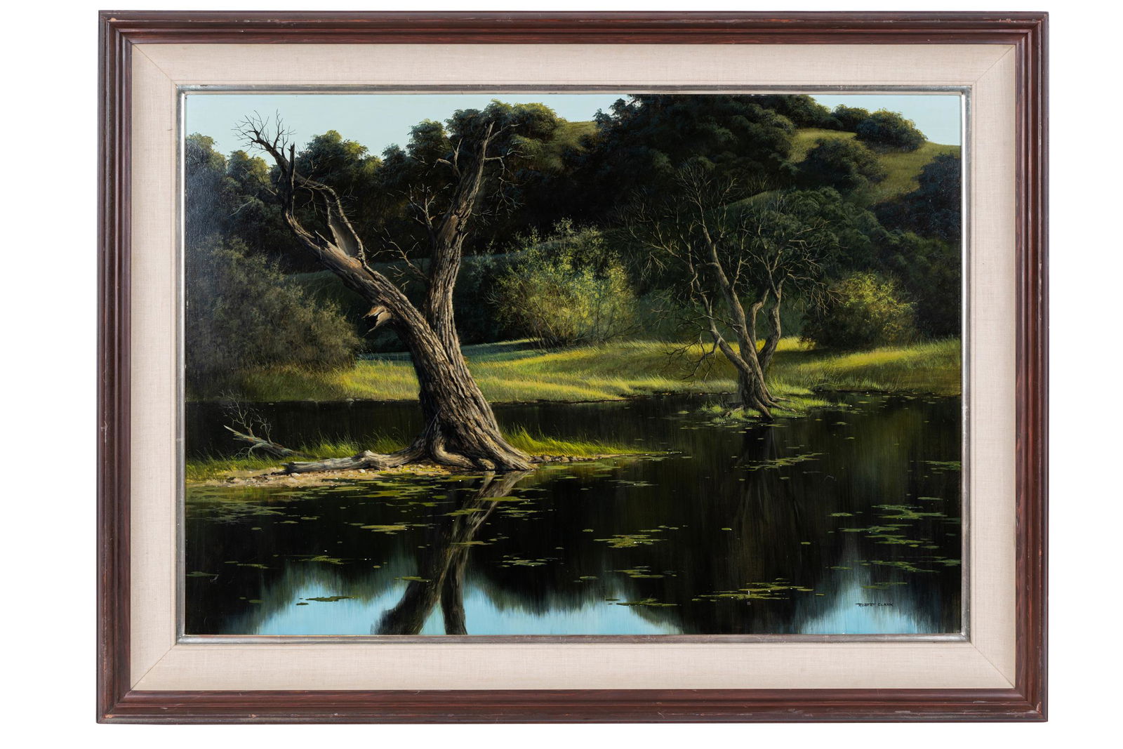 ROBERT CLARK (1920 - 1999): "RIVER LANDSCAPE" (1 of 11)