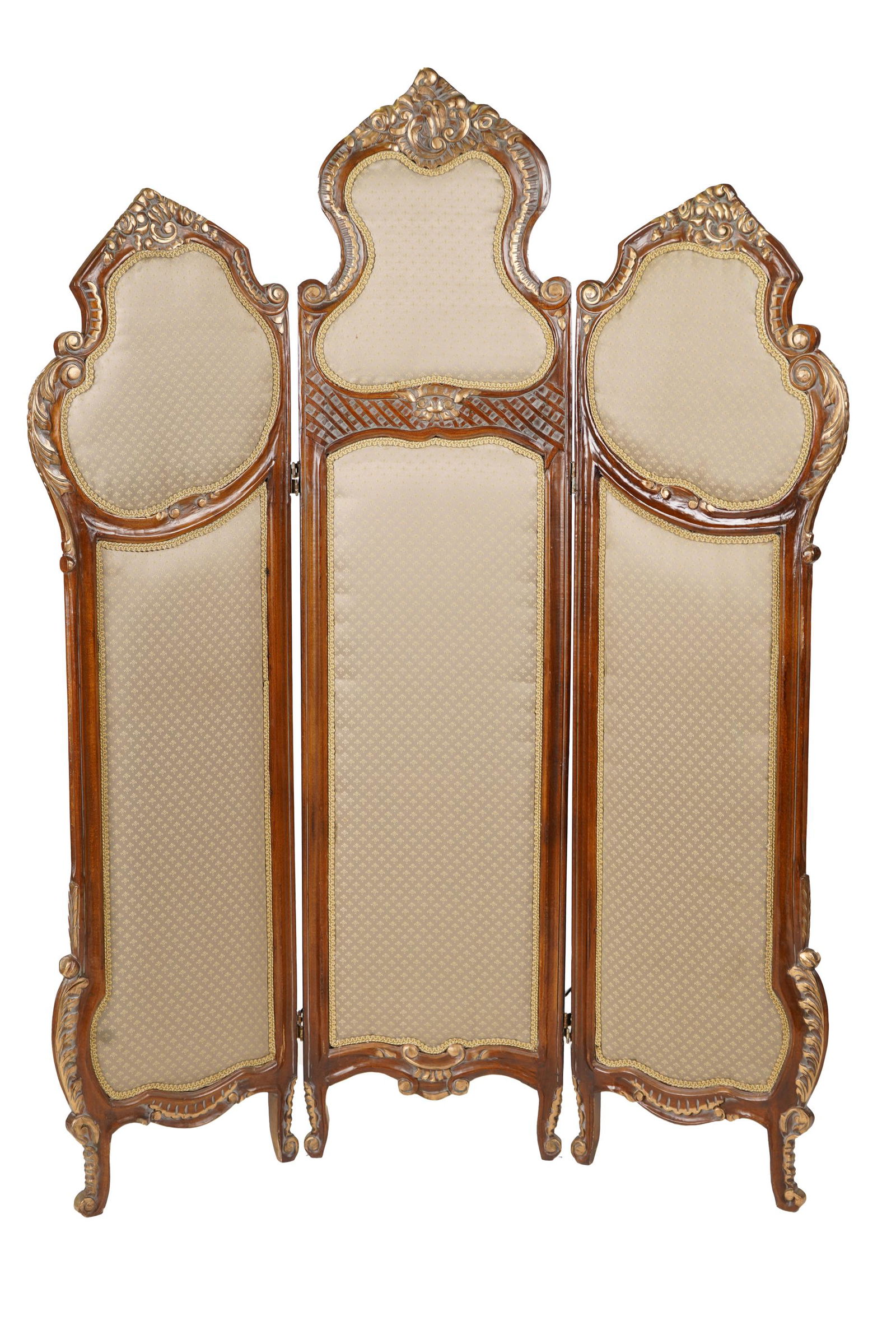 ROCOCO STYLE CARVED WALNUT SCREEN (1 of 14)