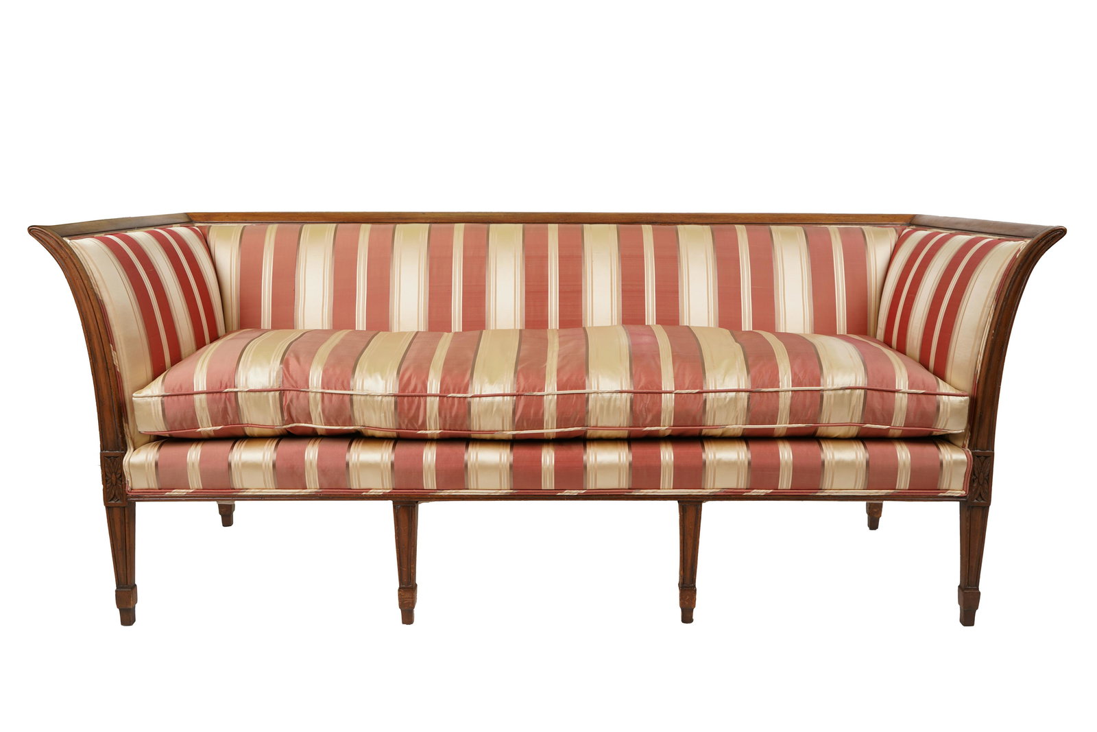 NEOCLASSIC STYLE WALNUT SETTEE (1 of 7)