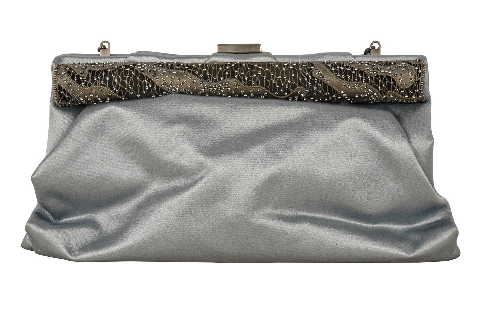 VALENTINO SATIN & BEADED CLUTCH (1 of 10)