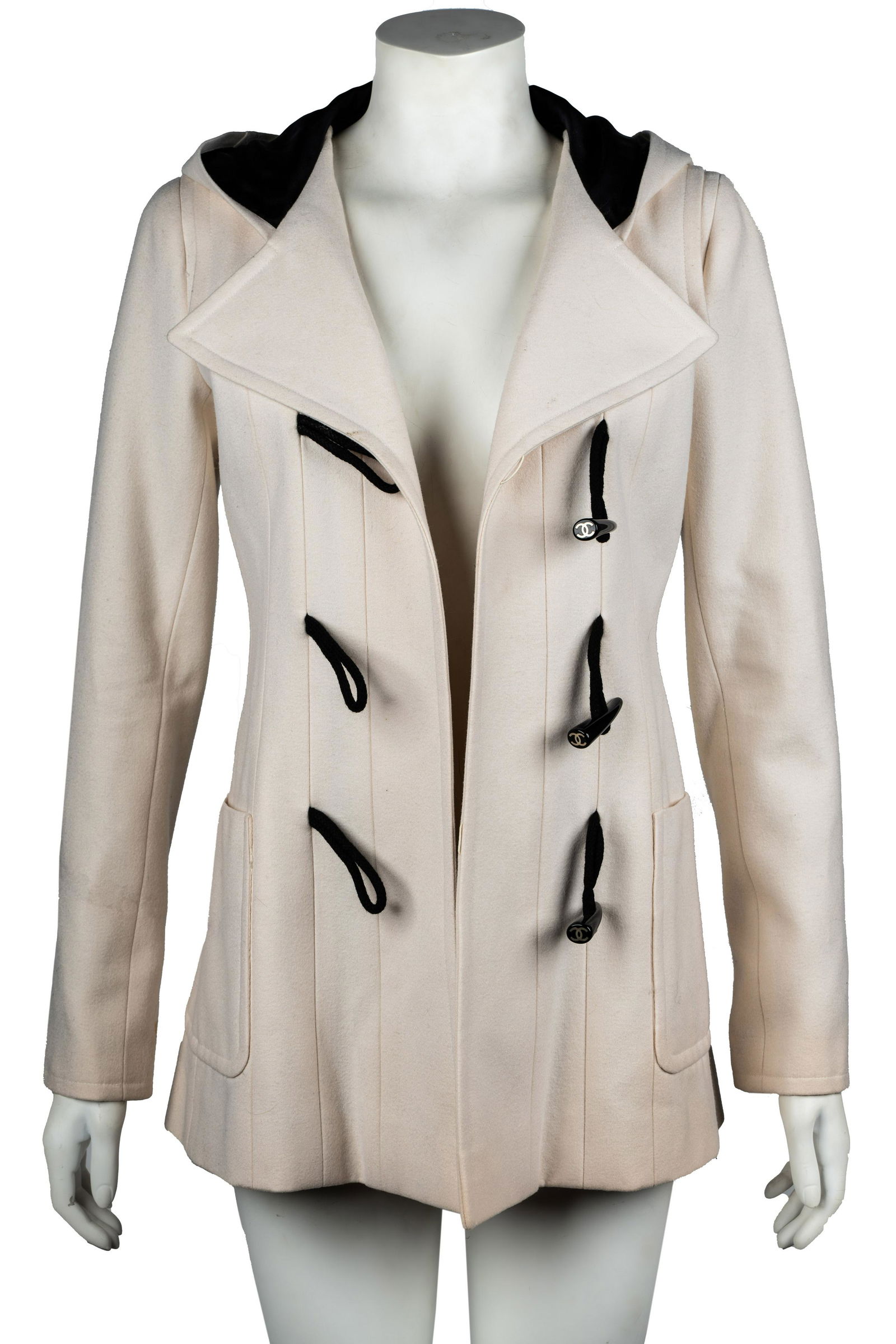CHANEL HOODED TOGGLE COAT (1 of 12)
