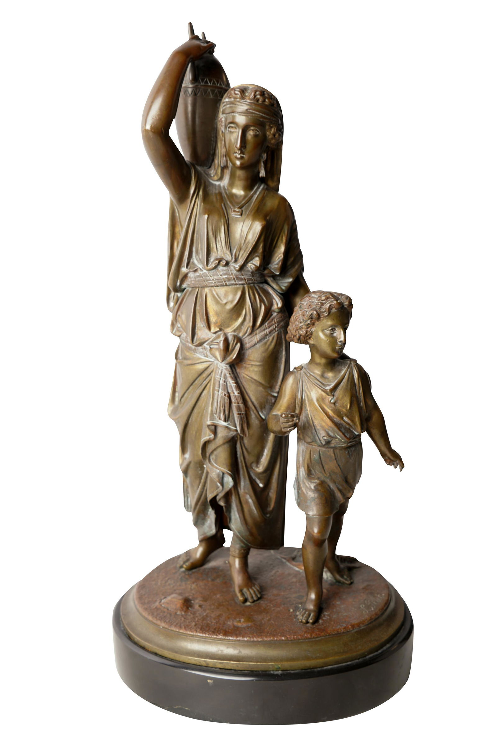 FRENCH BRONZE FIGURAL GROUP (1 of 10)