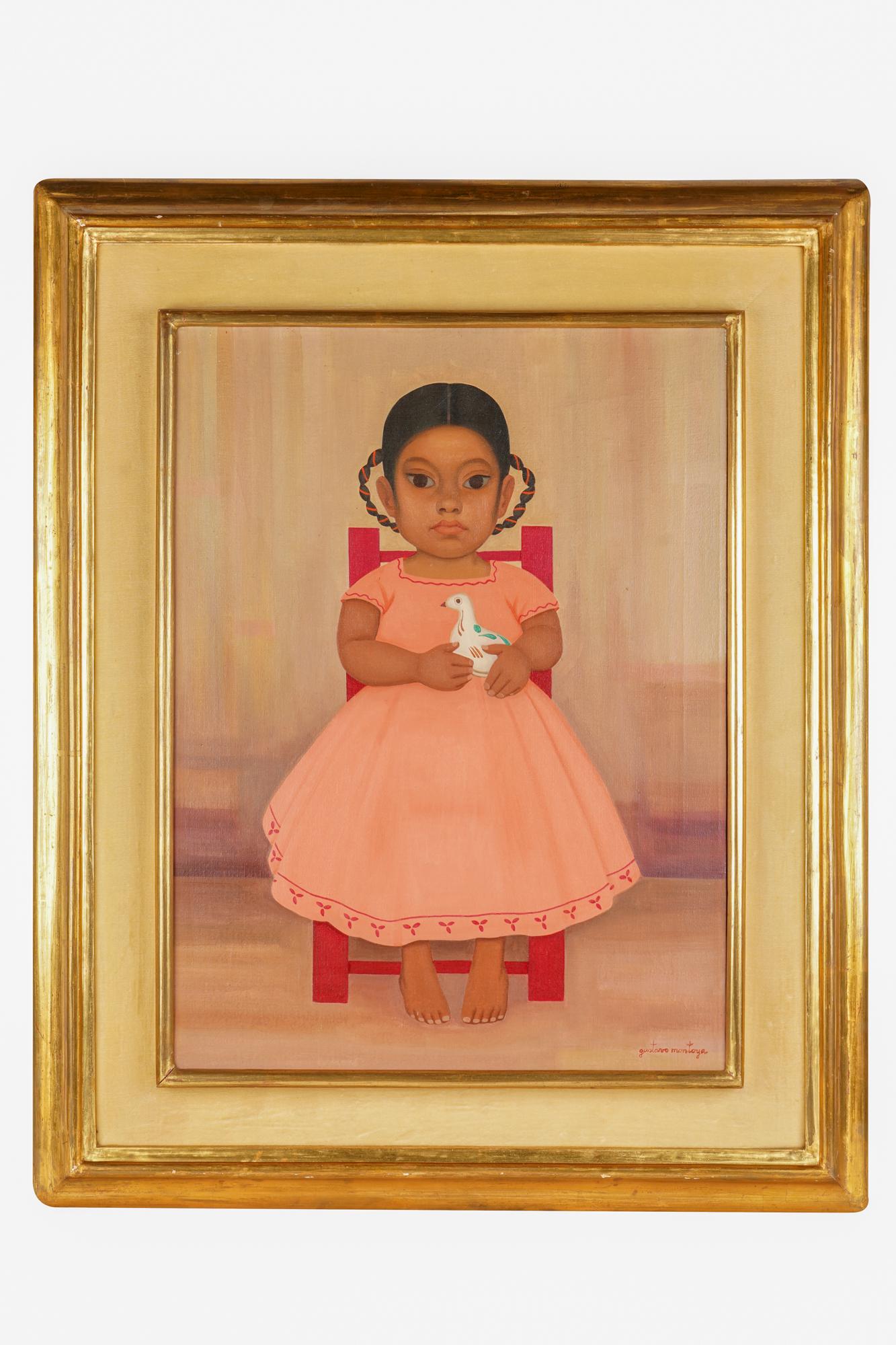 GUSTAVO MONTOYA (1905 - 2003): SEATED GIRL (1 of 9)