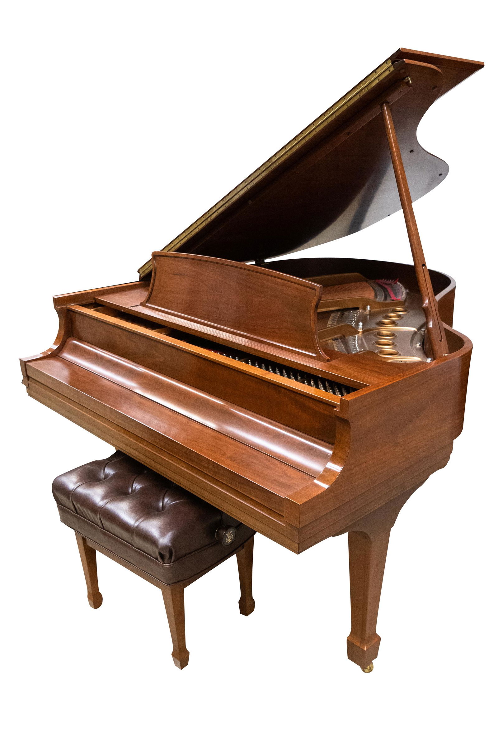 STEINWAY & SONS MAHOGANY GRAND PIANO (1 of 11)
