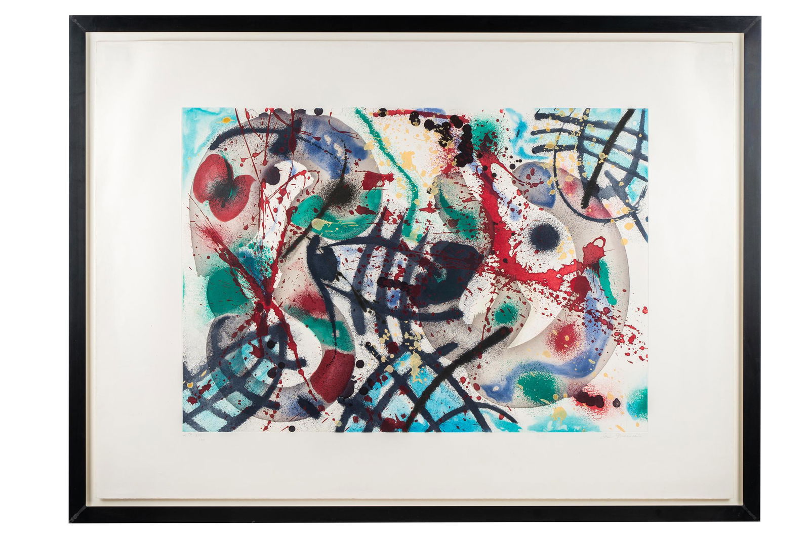 SAM FRANCIS (1923 - 1994): "TRIETTO III" (1 of 18)