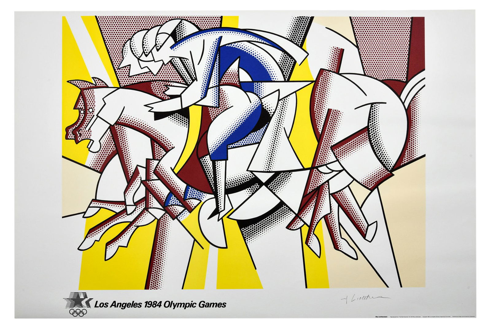 ROY LICHTENSTEIN (1923 - 1997): â€œLOS ANGELES 1984 (1 of 7)