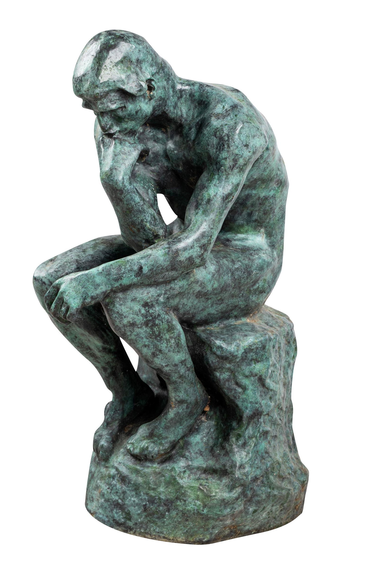 AFTER AUGUSTE RODIN (1840 - 1917): "THINKER" (1 of 14)