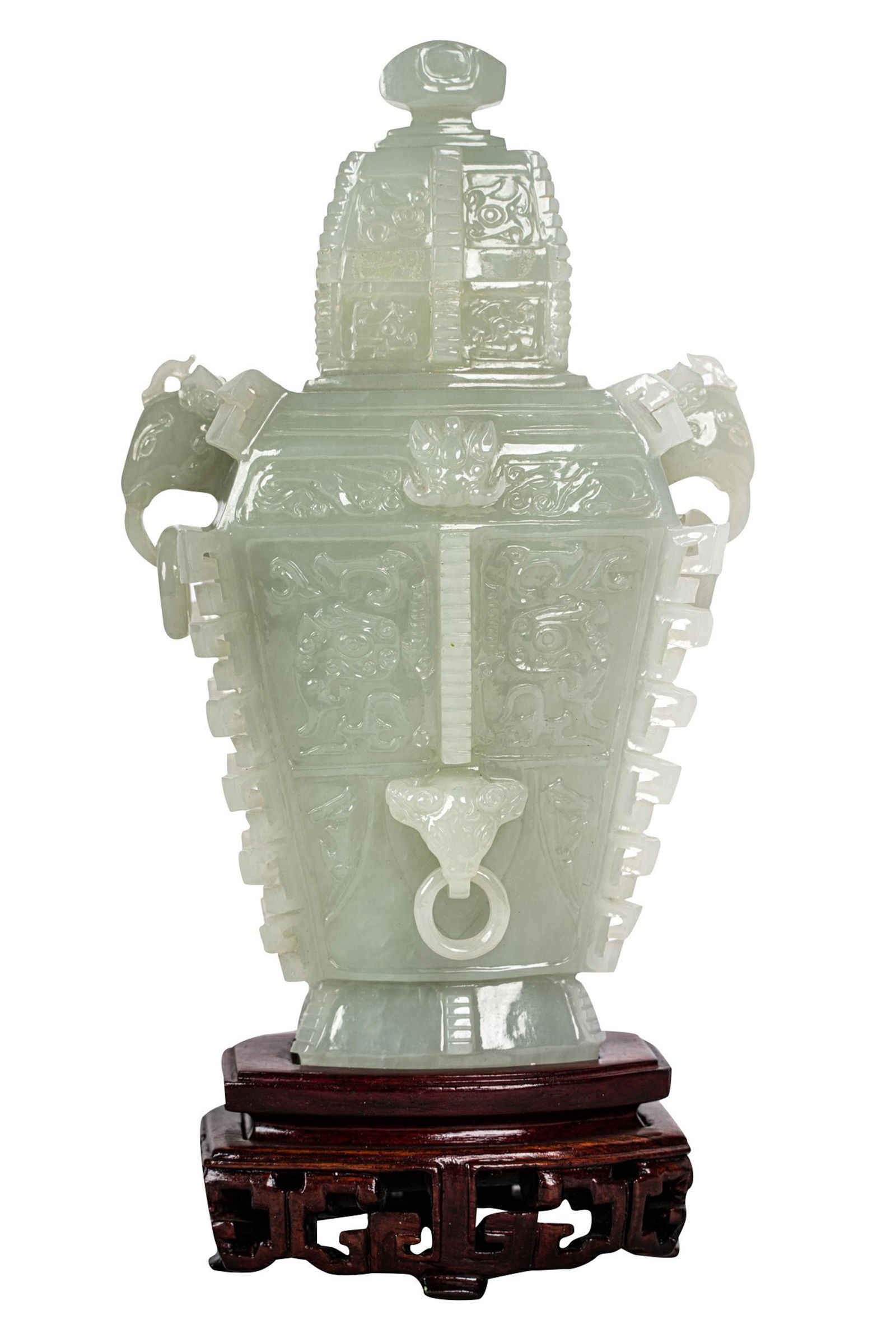 CHINESE CARVED STONE URN (1 of 14)