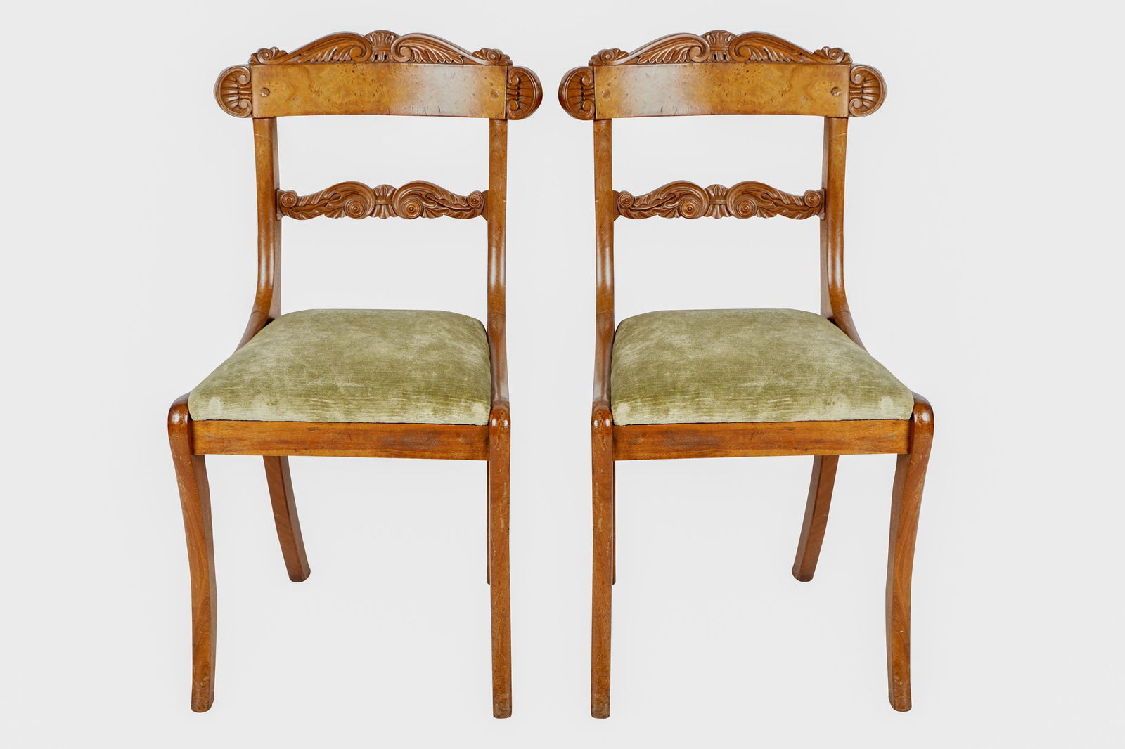 PAIR OF REGENCY STYLE SIDECHAIRS (1 of 7)