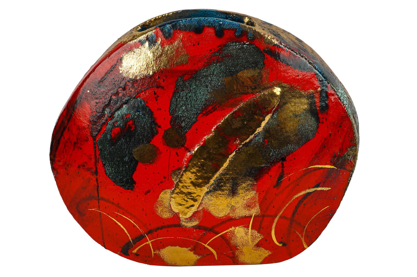 JEAN PAUL VAN LITH (B.1940): ART POTTERY VASE (1 of 5)