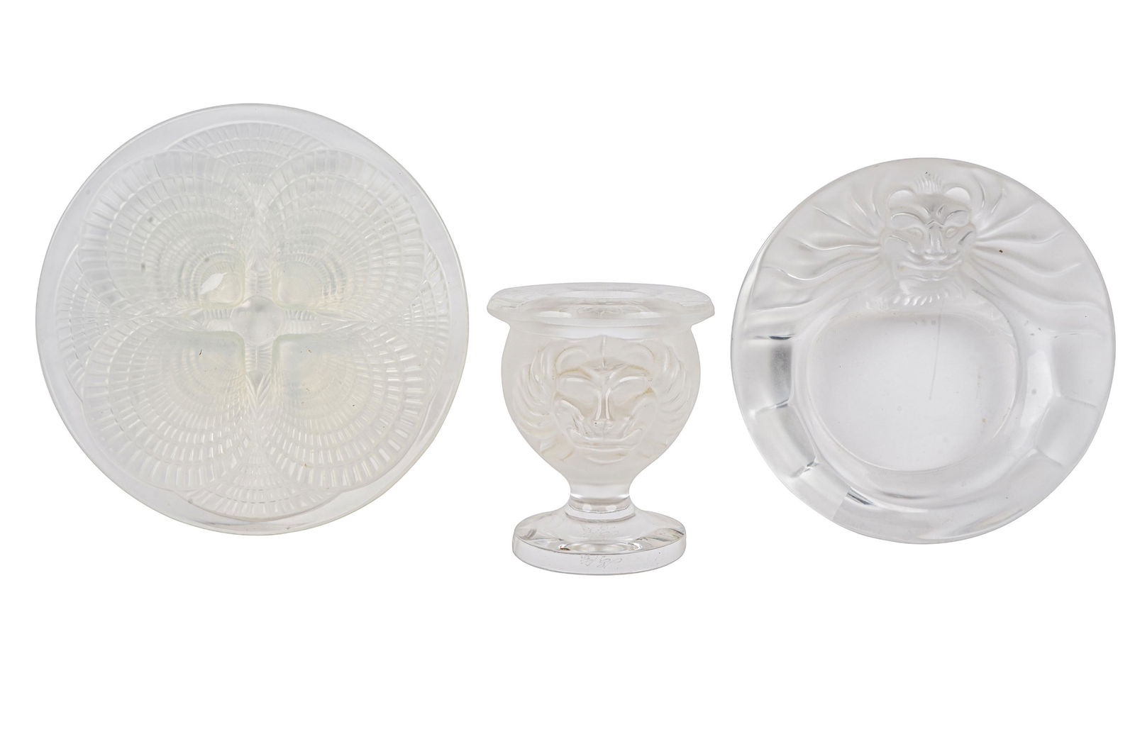 THREE LALIQUE DESK PIECES (1 of 12)