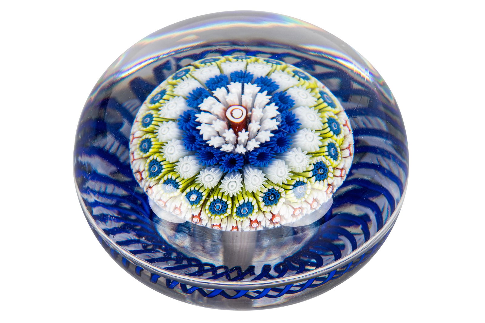 ANTIQUE SAINT LOUIS MILLEFIORI PAPERWEIGHT (1 of 6)